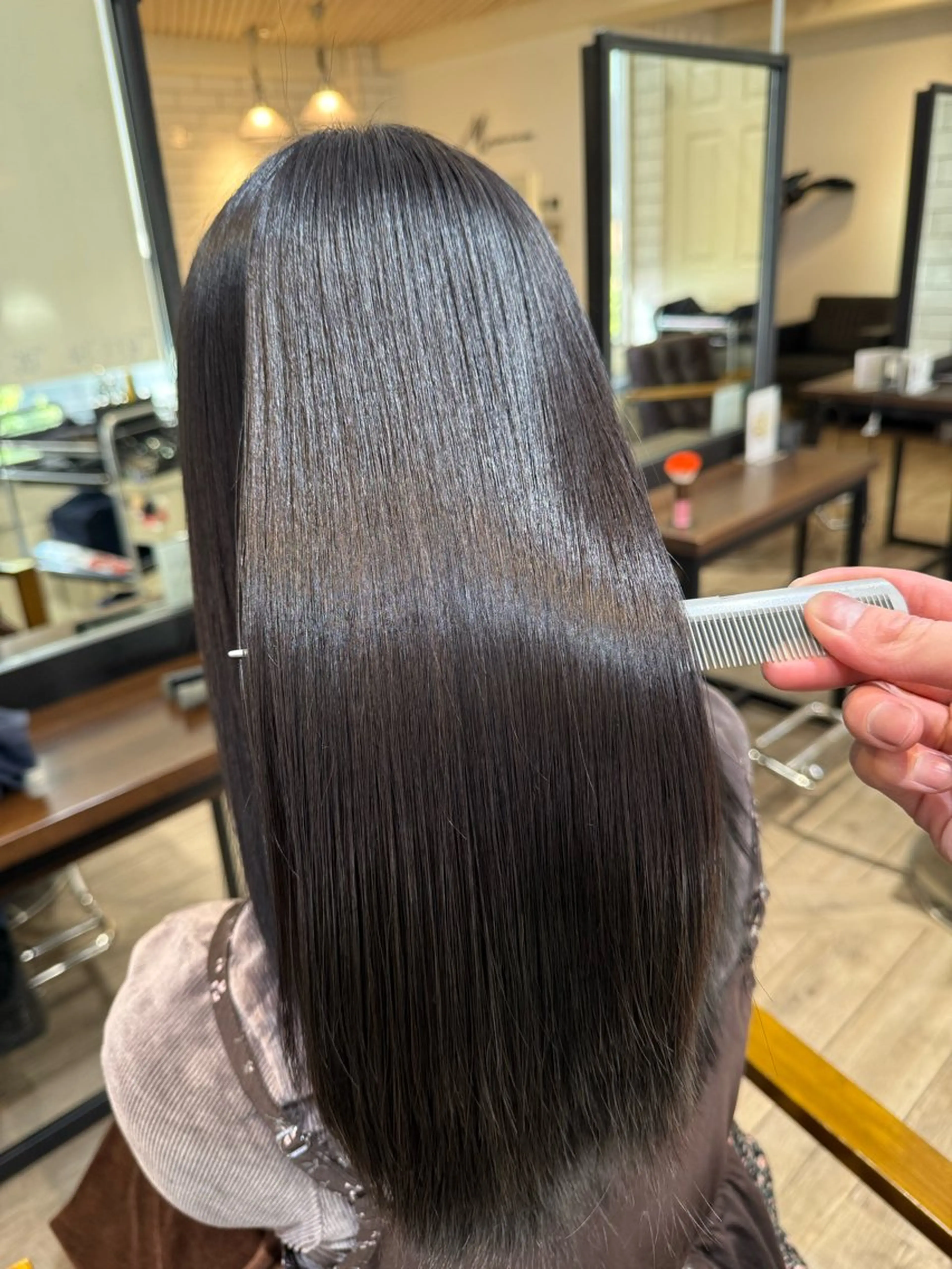 ロング 髪質改善 縮毛矯正 カット 縮毛矯正 Moana by HEADLIGHT 川口店所属・川口髪質改善ウルトワ 🌈毛島健樹🌈のヘアスタイル