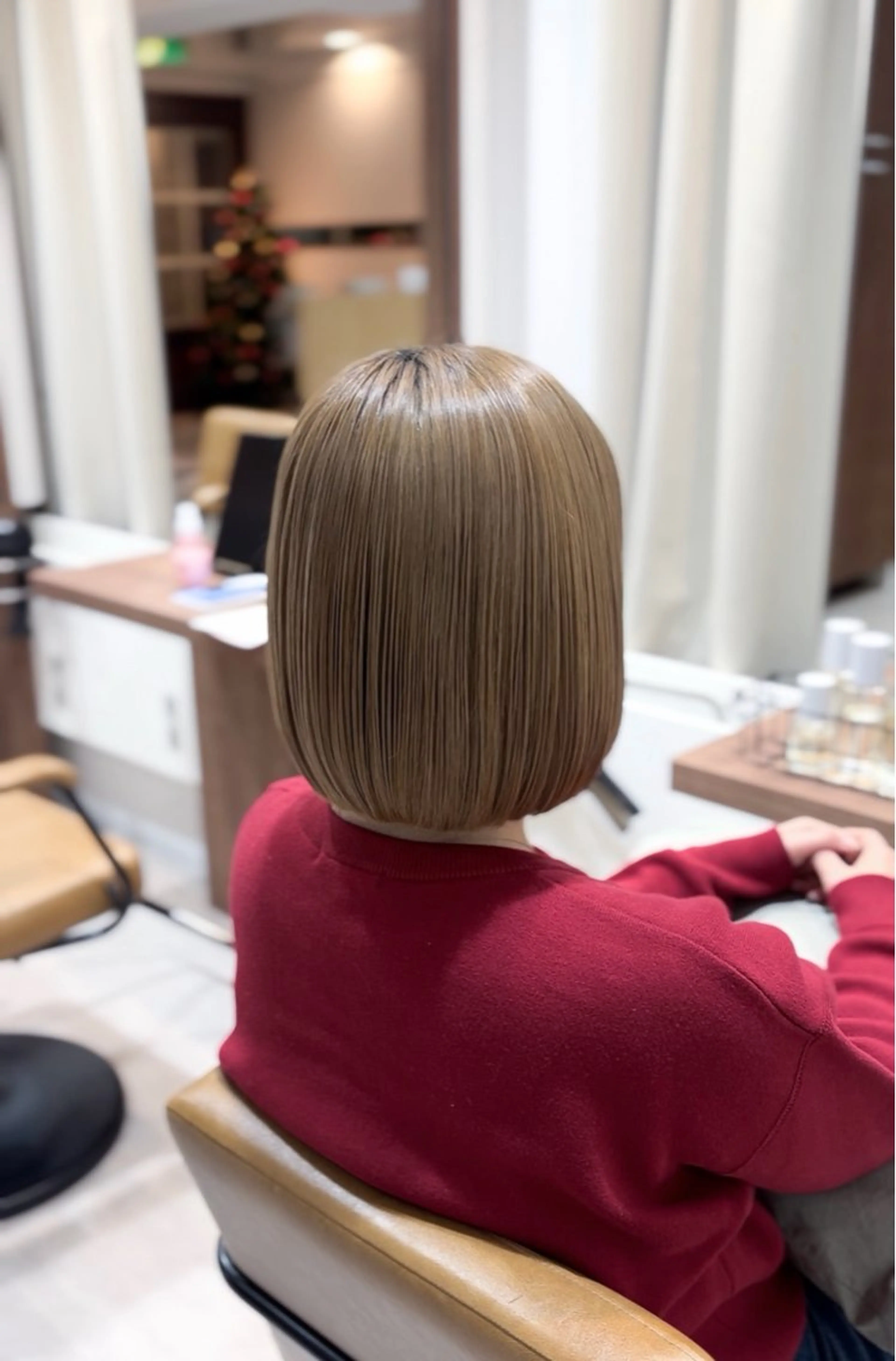 ショート カット トリートメント HONOKA/矯正/ ボブ/艶感カラーのヘアスタイル