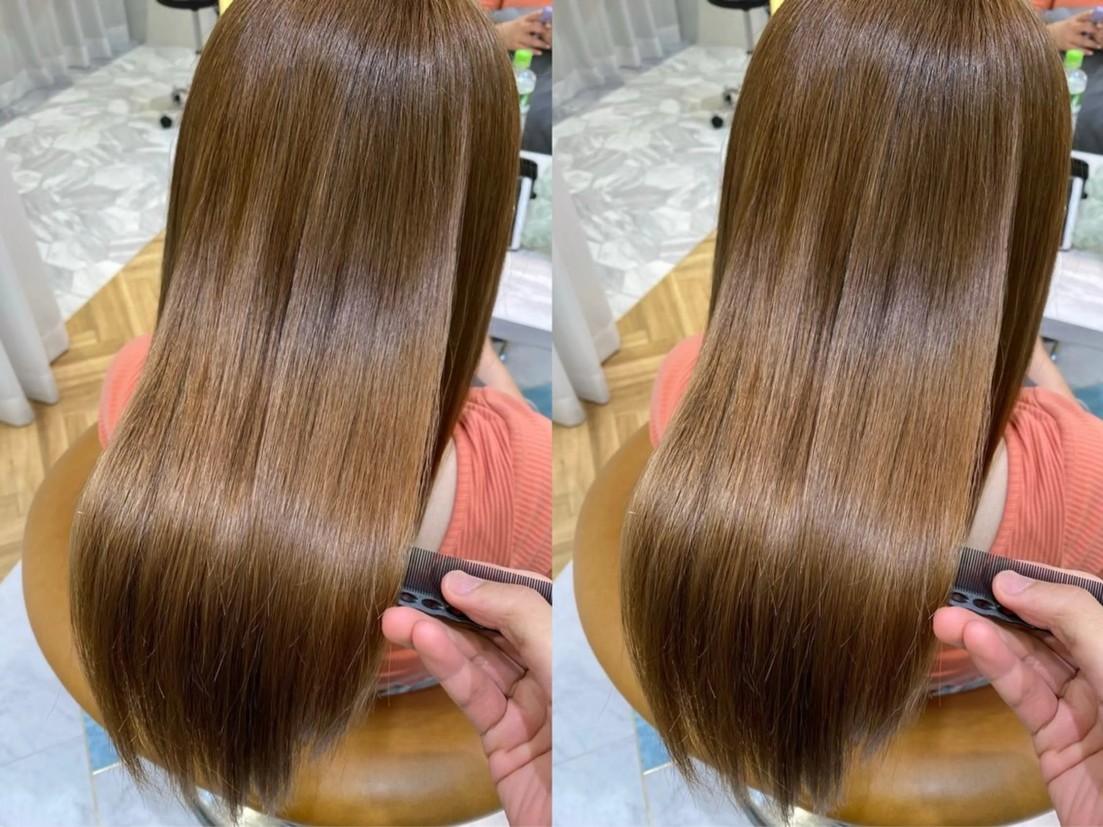 ロング 艶カラー美髪縮毛矯正 /髪質改善✨️ユウキのヘアスタイル