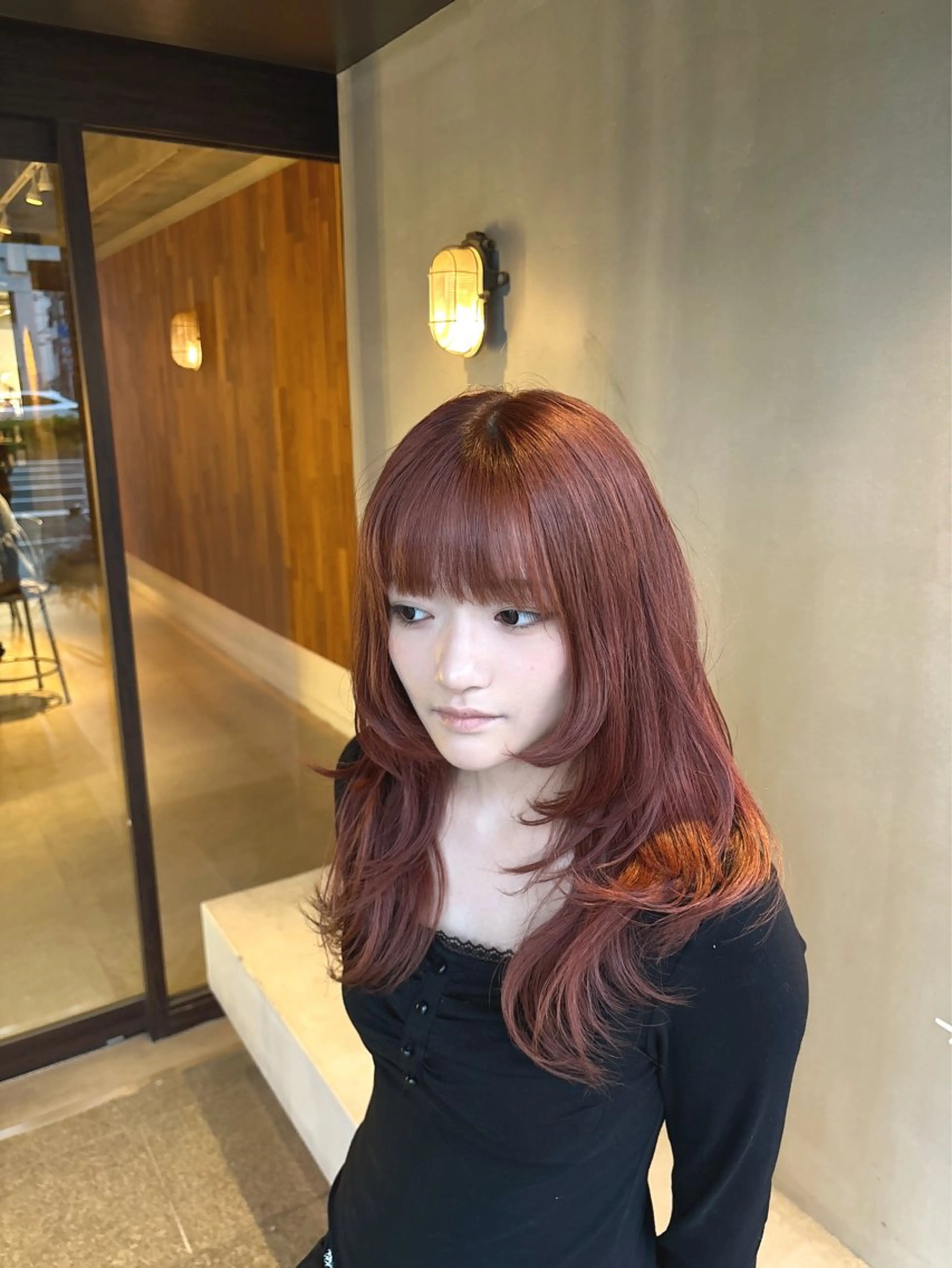 🥇【人気No.1】髪質改善カラー＋韓国風レイヤーカット💐艶と小顔を叶える美髪コースの写真