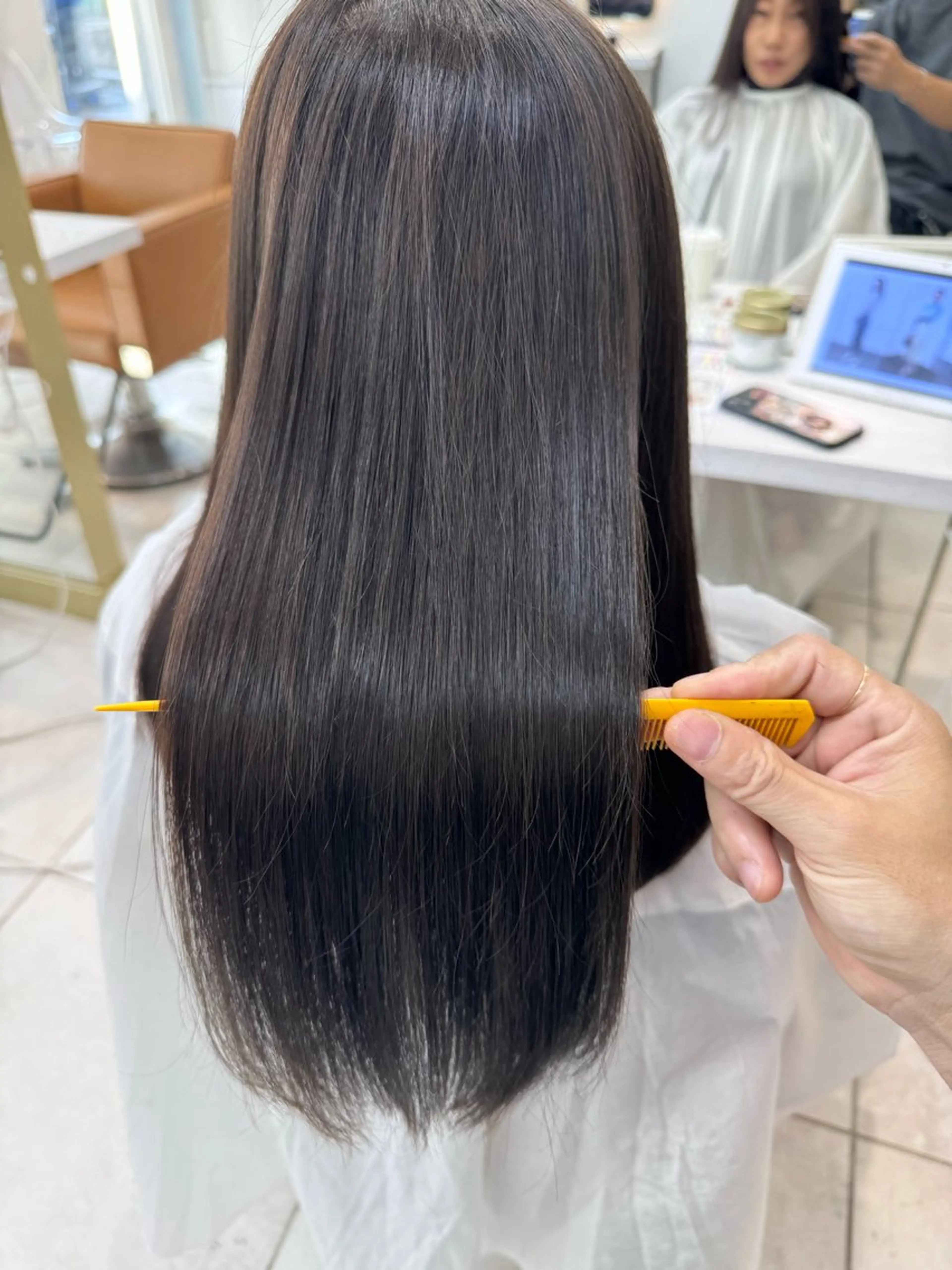 ロング 中顔面短縮 顔まわり新田大翔のヘアスタイル