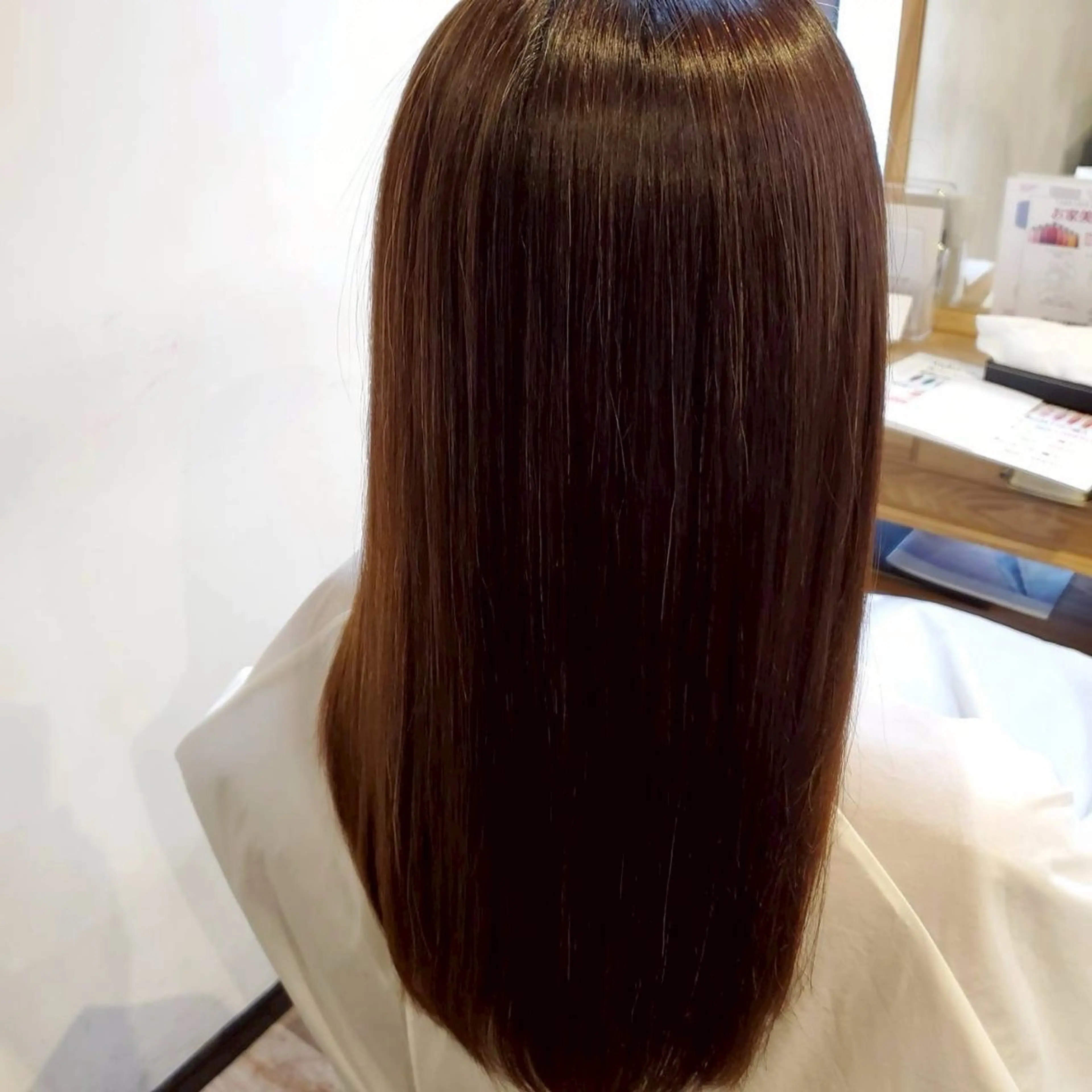 ロング 松田 鈴菜のヘアスタイル