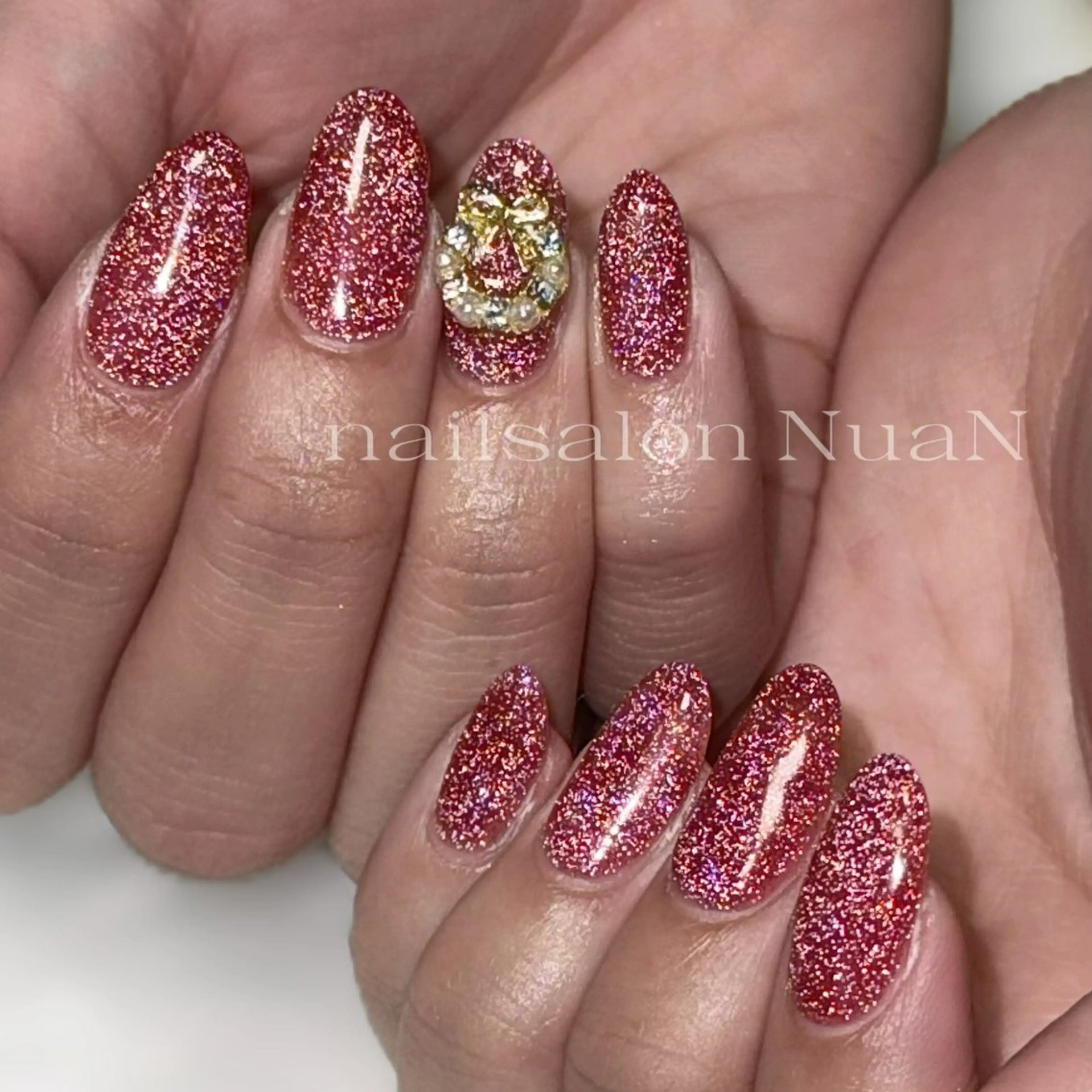 ネイル ハンドネイル NuaN ミニモ停止中のネイルデザイン