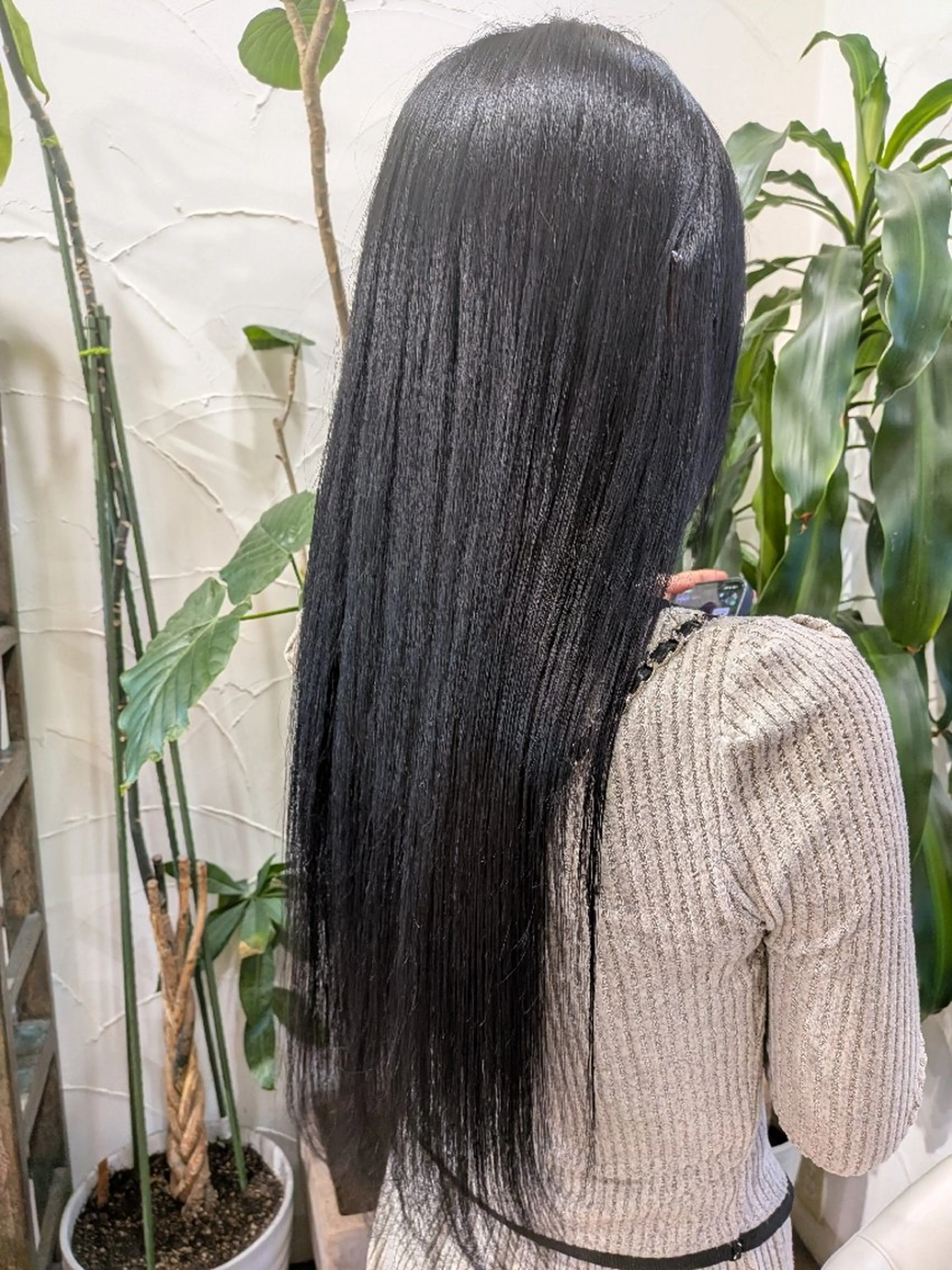 ロング カラー 原田 来実のヘアスタイル