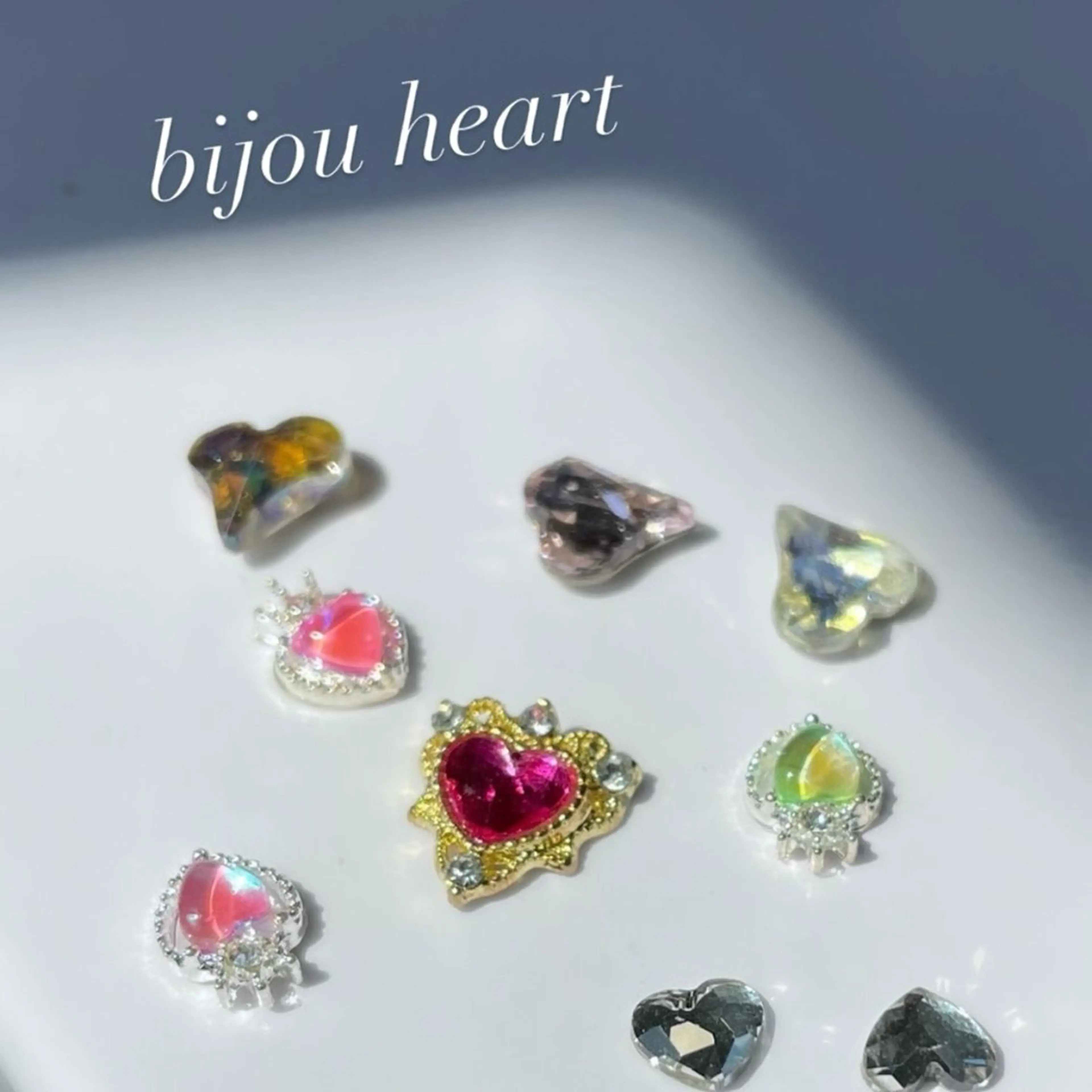 ネイル ハート 韓国ネイル💠 Tomoのネイルデザイン