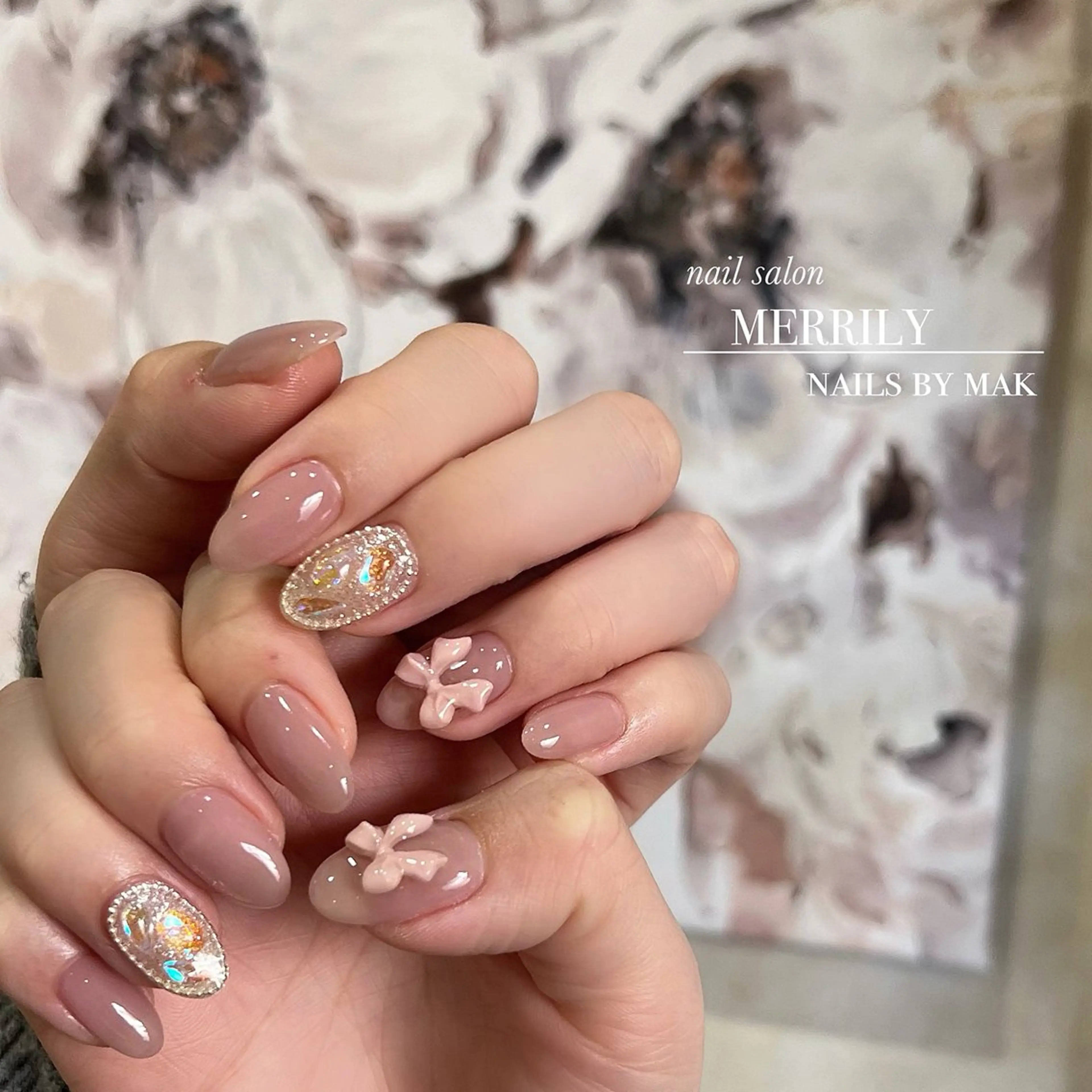 ネイル ガーリー ハンドネイル salon de Chéli所属・salon de Cheliのネイルデザイン