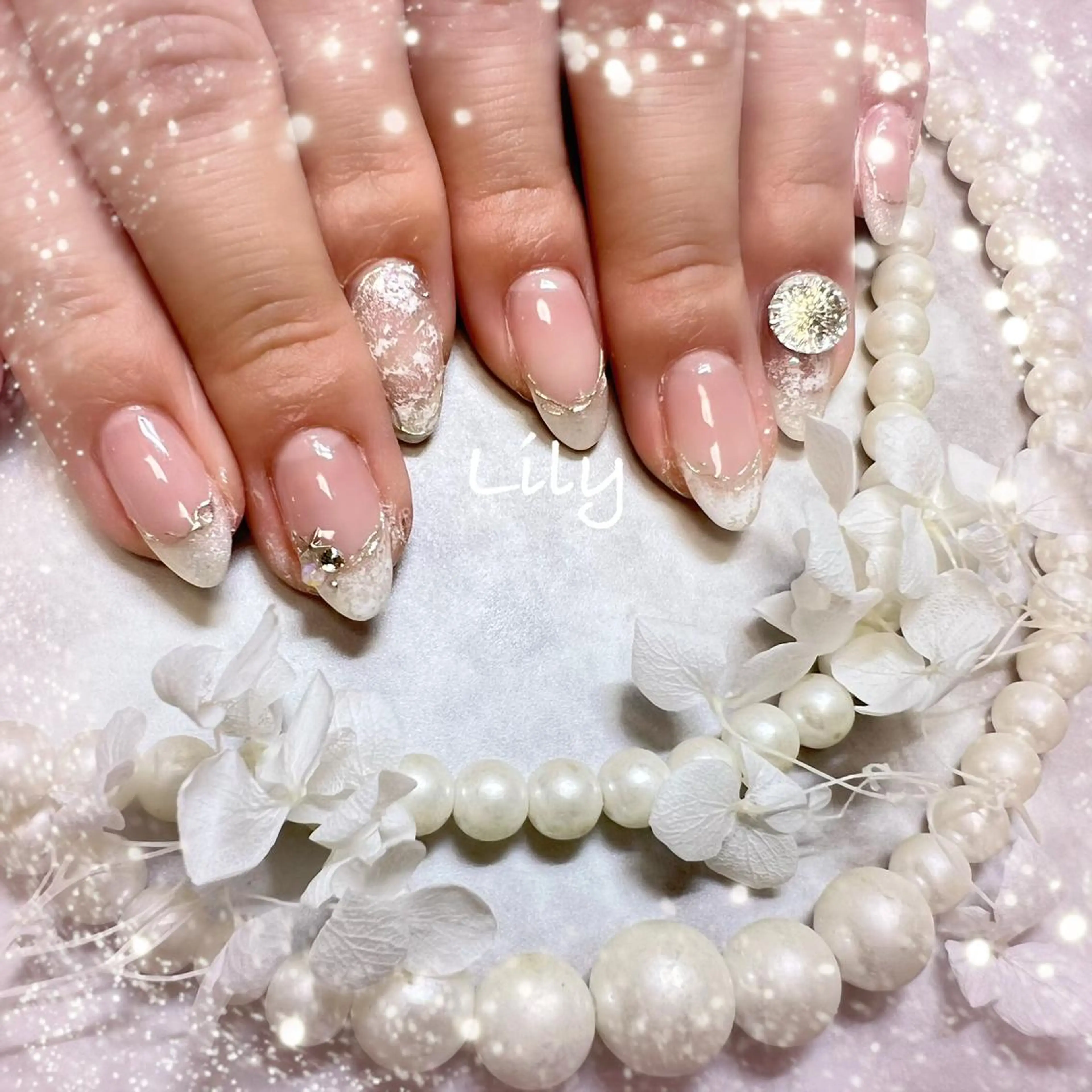 ネイル ハンドネイル Lily*nail 🌻Mii🌻のネイルデザイン