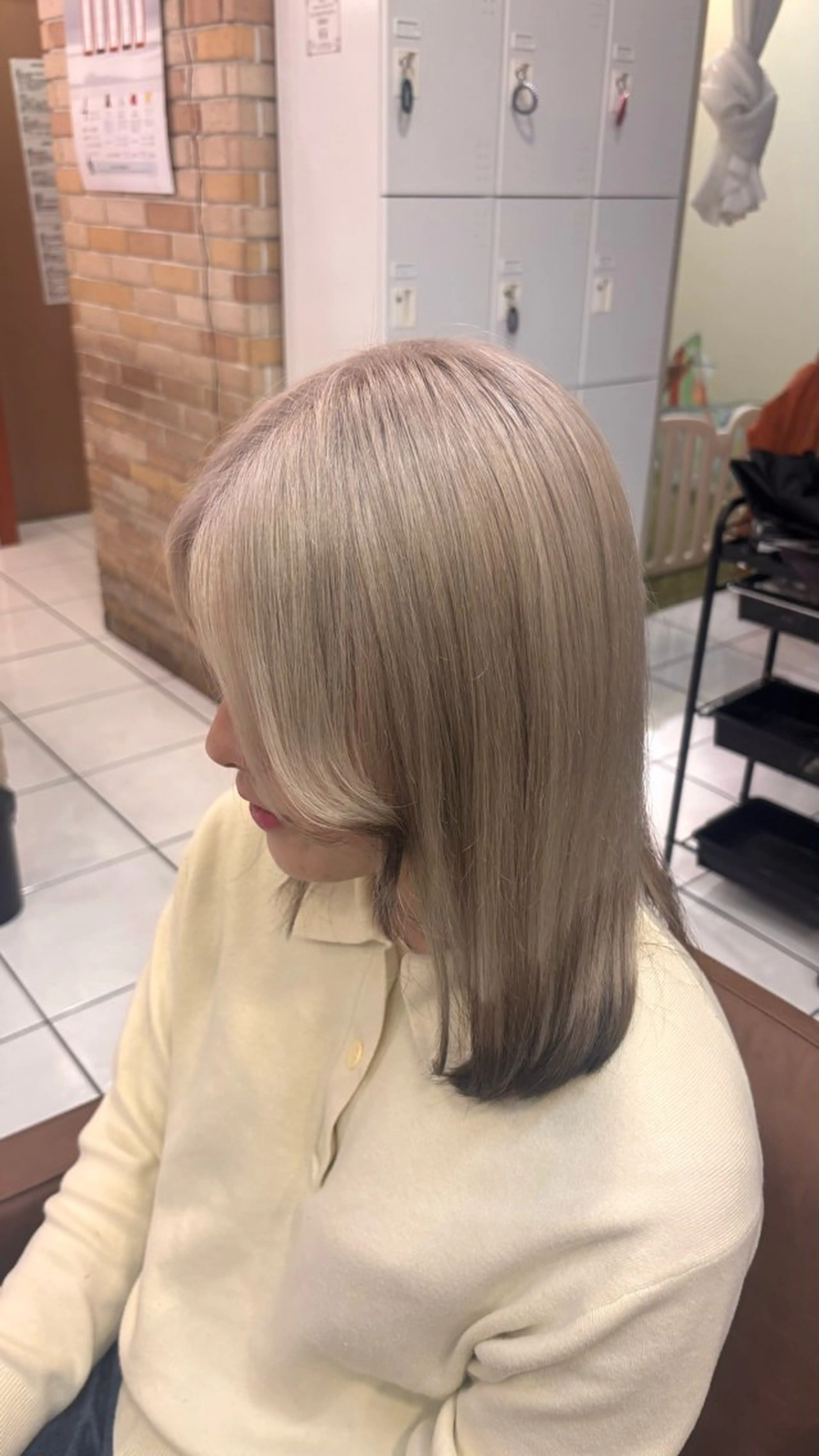 ミディアム トリートメント 艶カラー  髪質改善 🍓苺奈のヘアスタイル