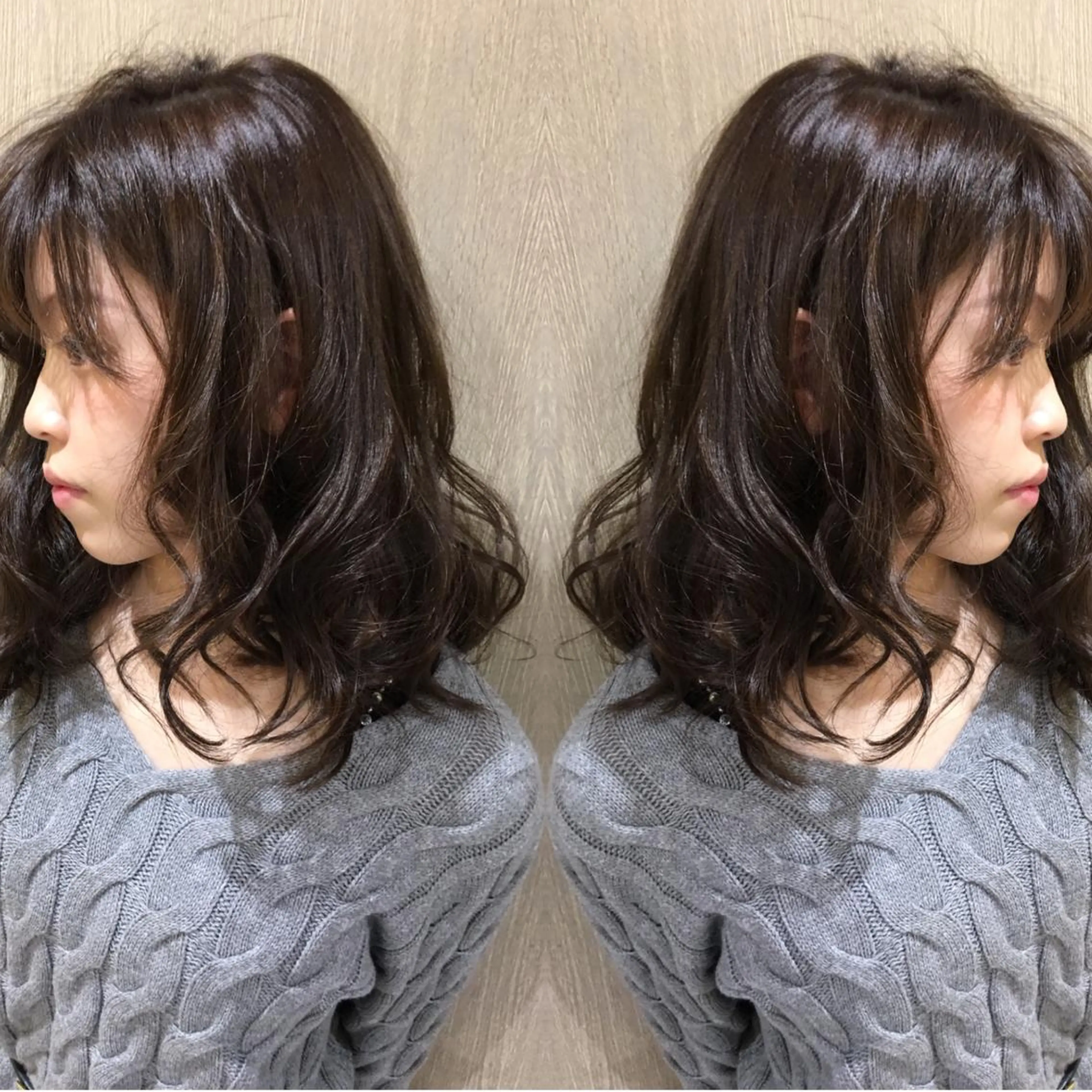 ミディアム カラー ヘアアレンジ Blossom大塚 ディレクター永野のヘアスタイル