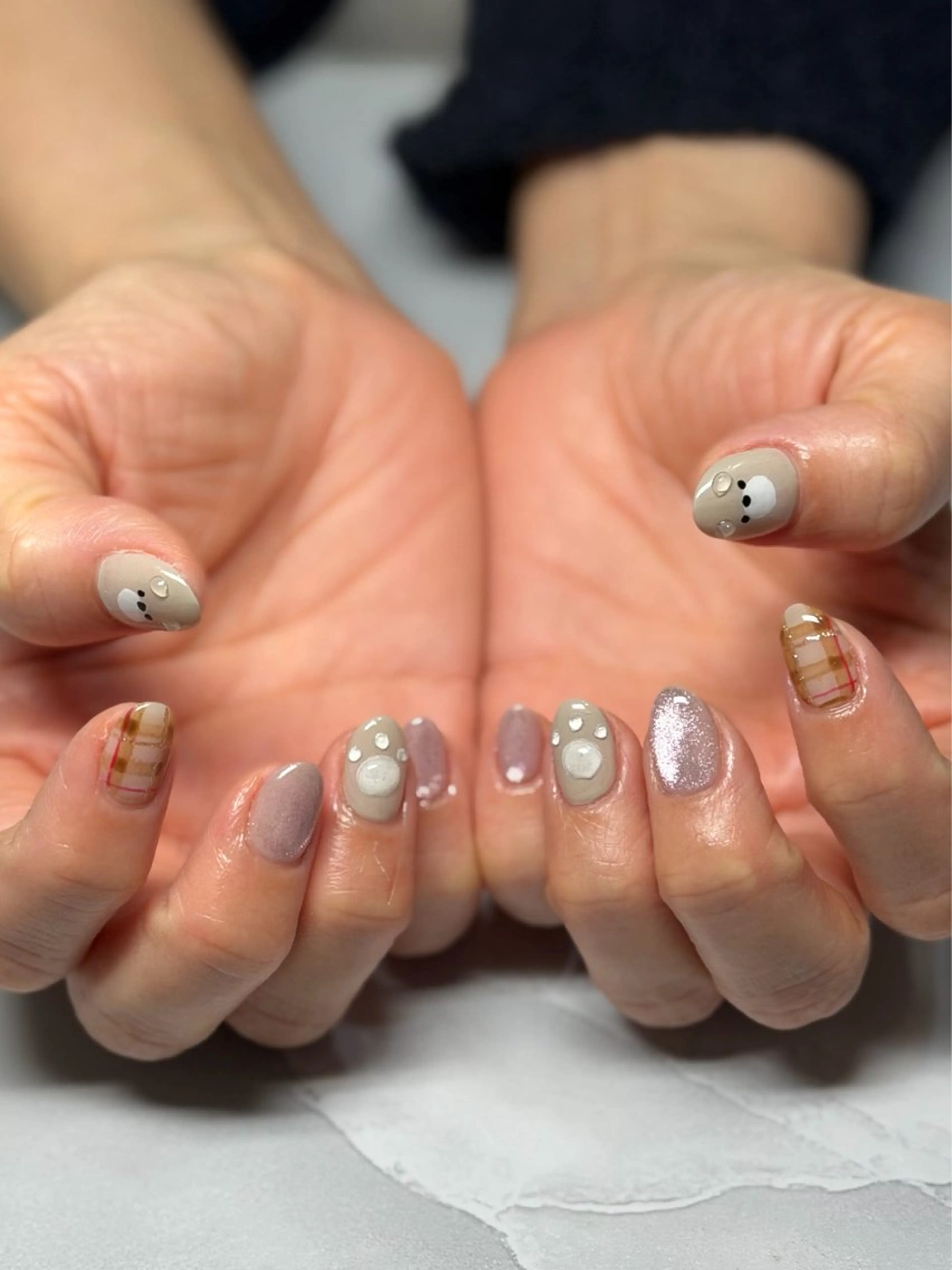 ネイル アートネイル 持ち込み nyasu nailのネイルデザイン