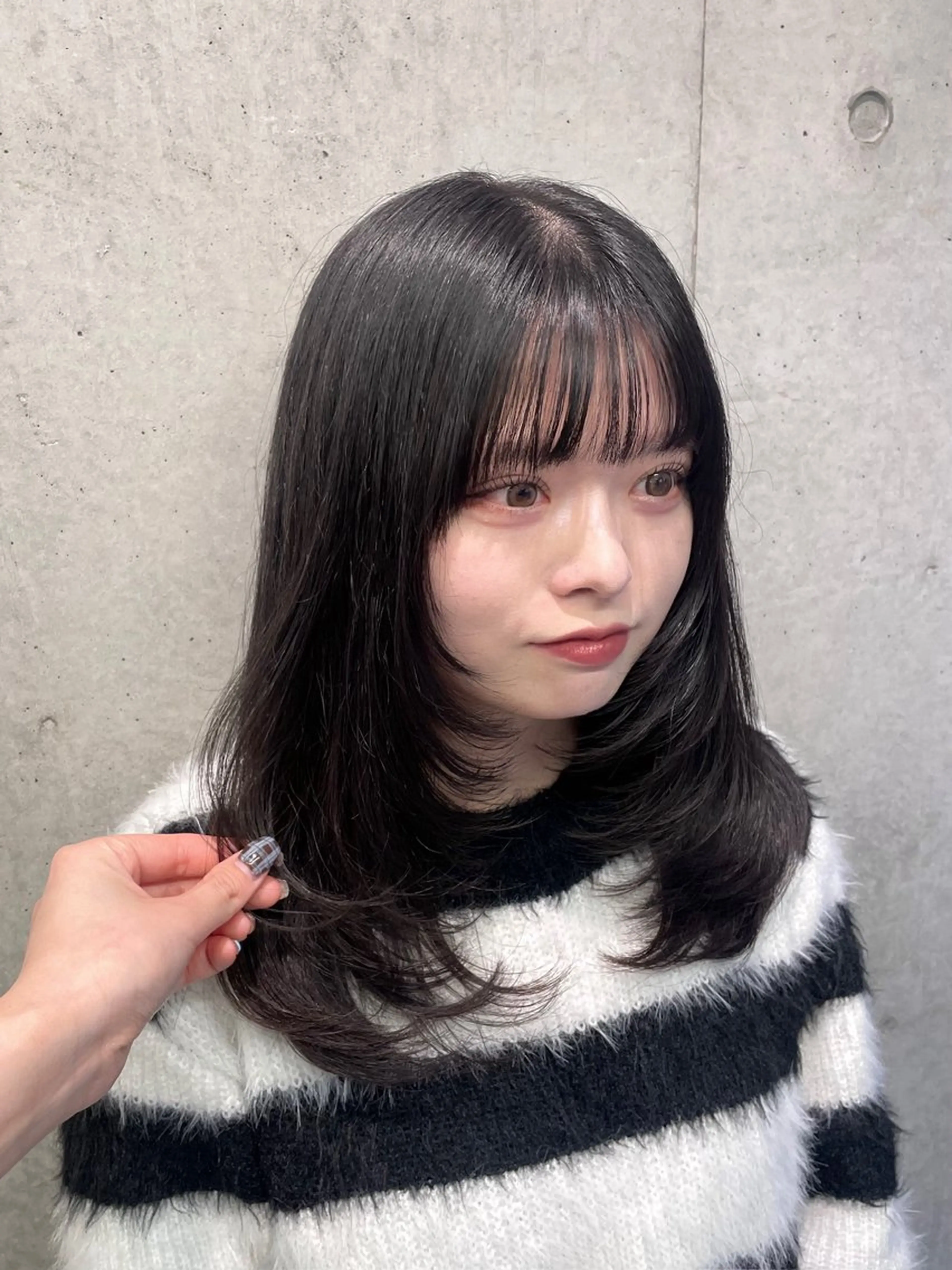 ミディアム clam. yuu🦩のヘアスタイル