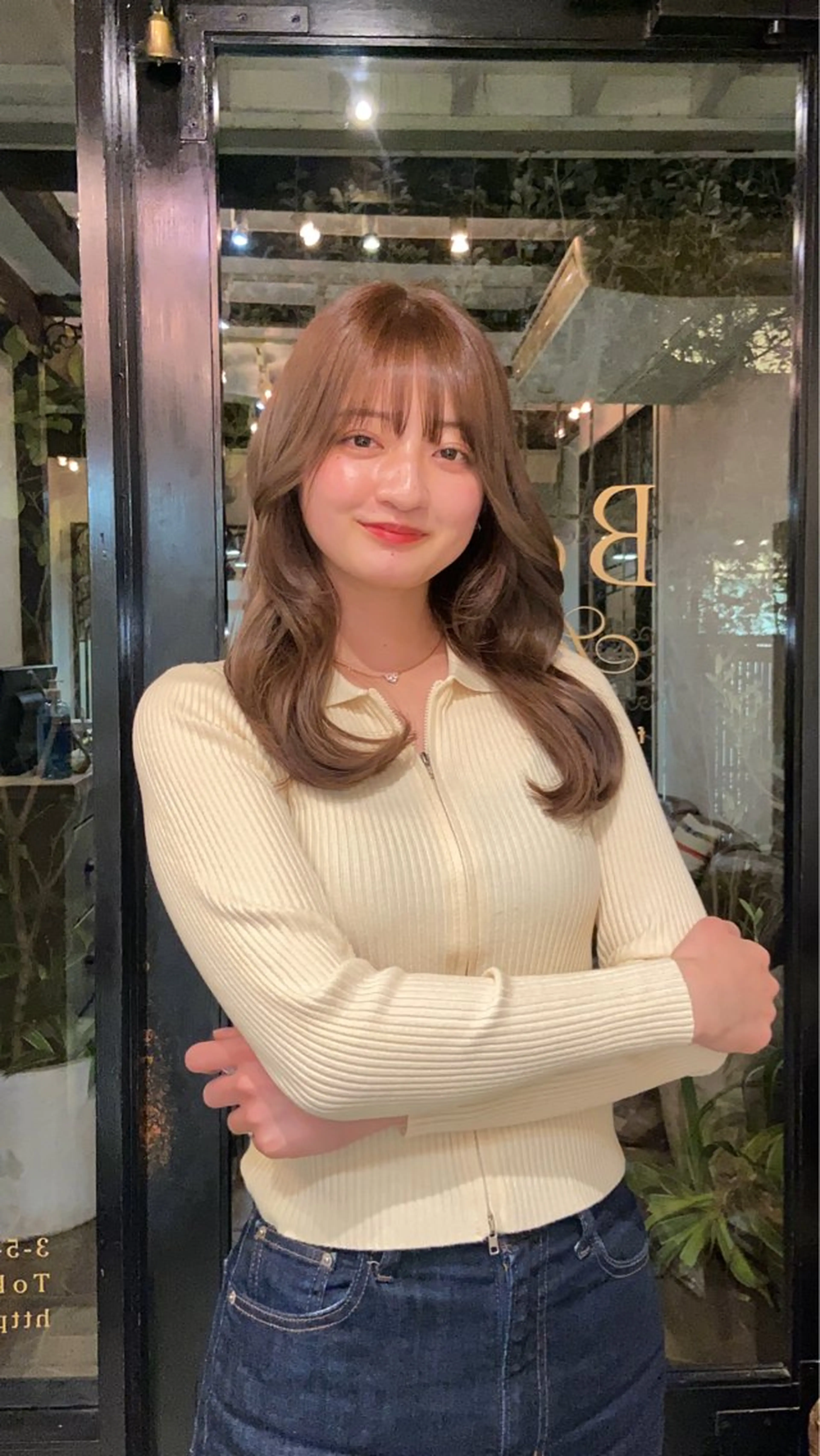 ロング カラー ブラウンカラー オリーブブラウン レイヤーカット ダメージレス美容師 🌱水島侑理のヘアスタイル