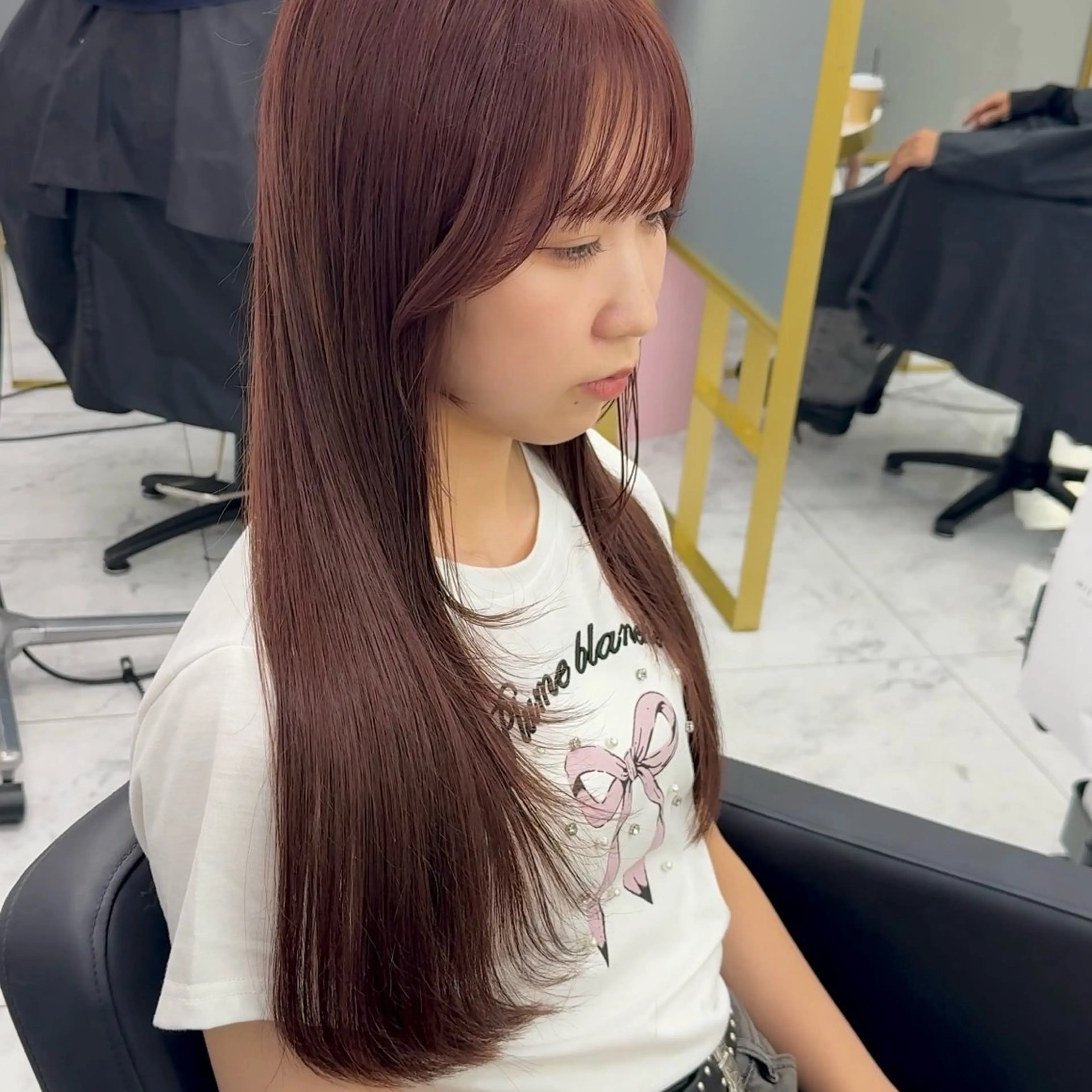 ロング カラー ヘアカラー 櫻田 真紀のヘアスタイル