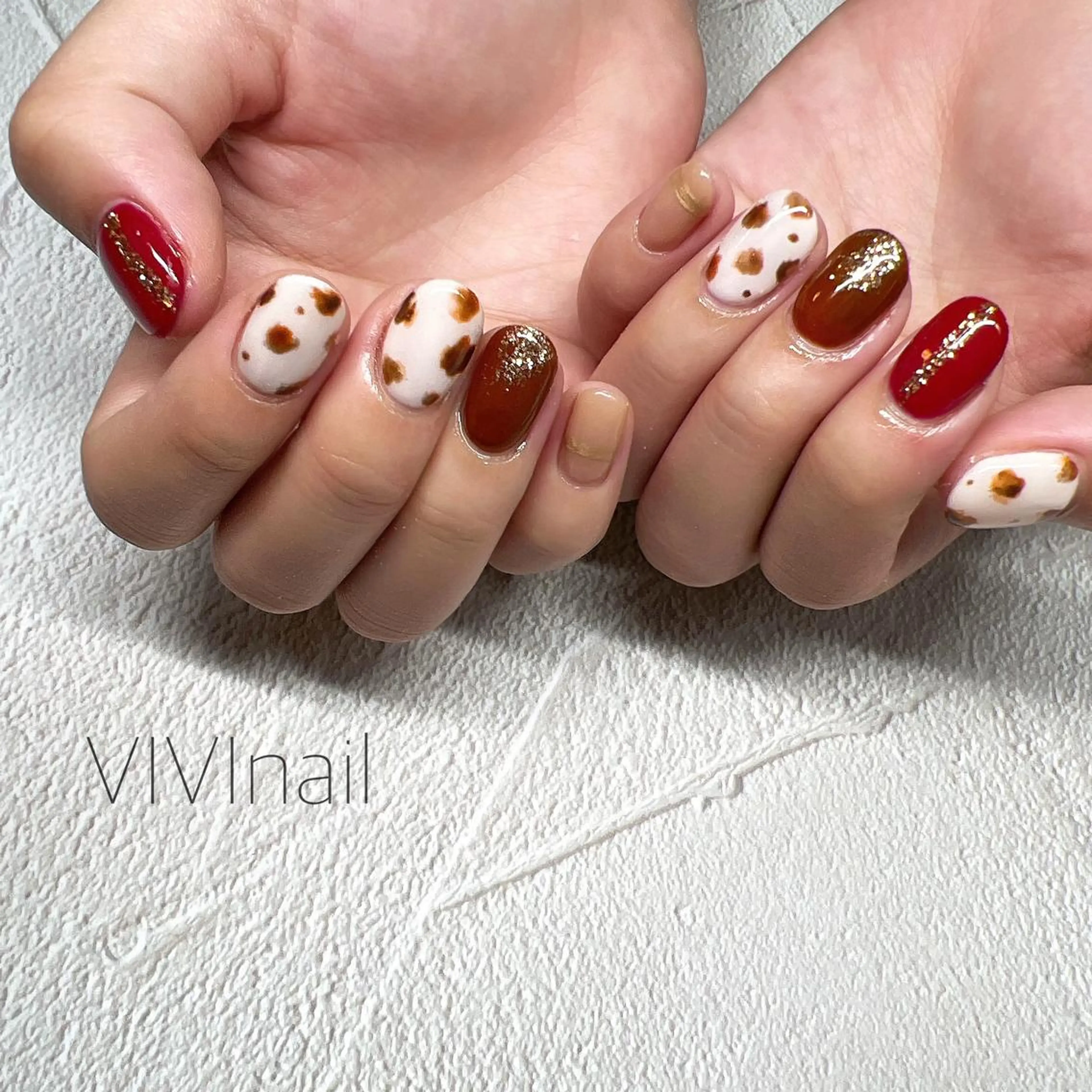 ネイル ニュアンスネイル ハンドネイル vivi nailのネイルデザイン