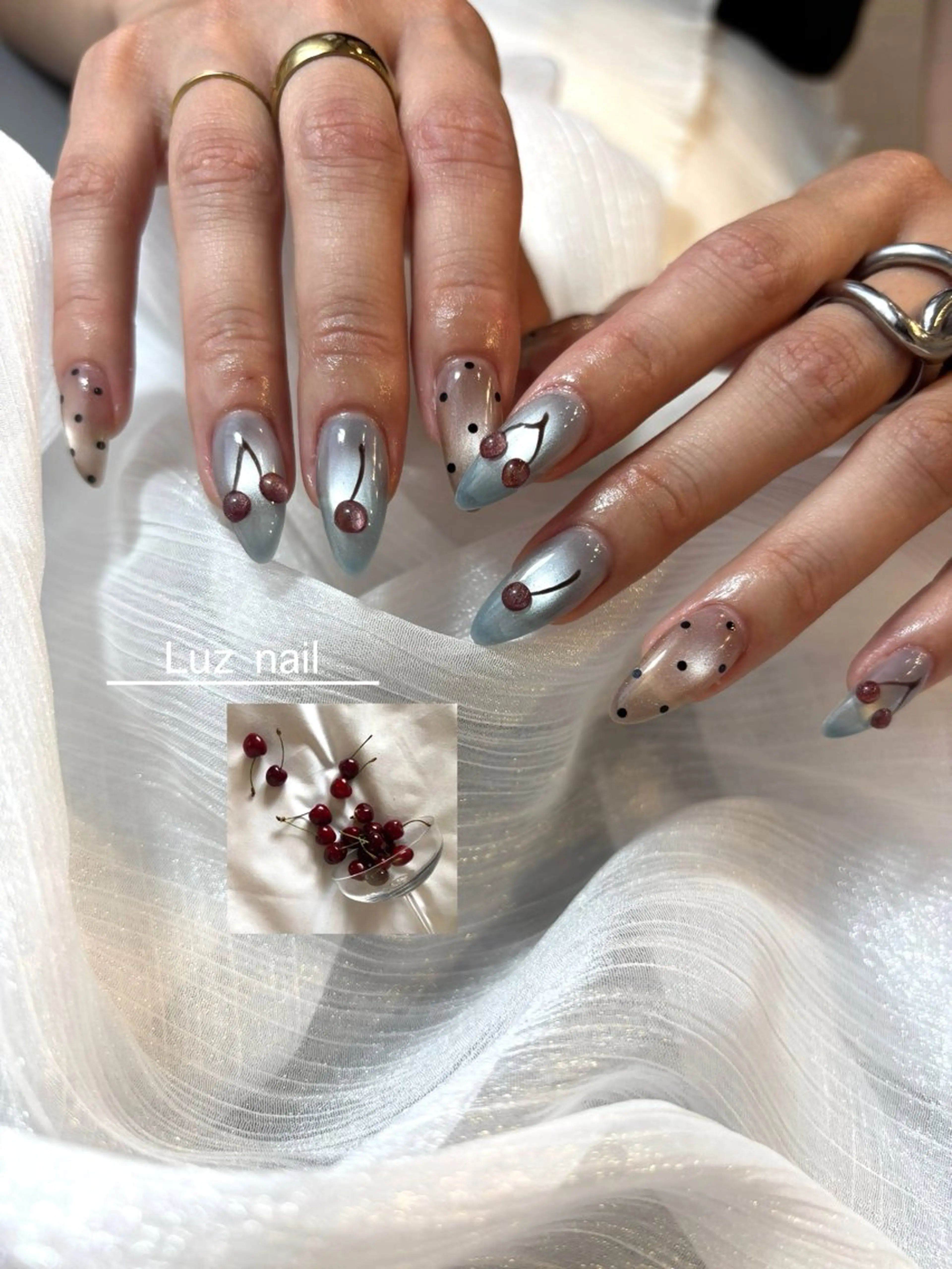 ネイル マグネットネイル ハンドネイル Nail Salon Luzのネイルデザイン