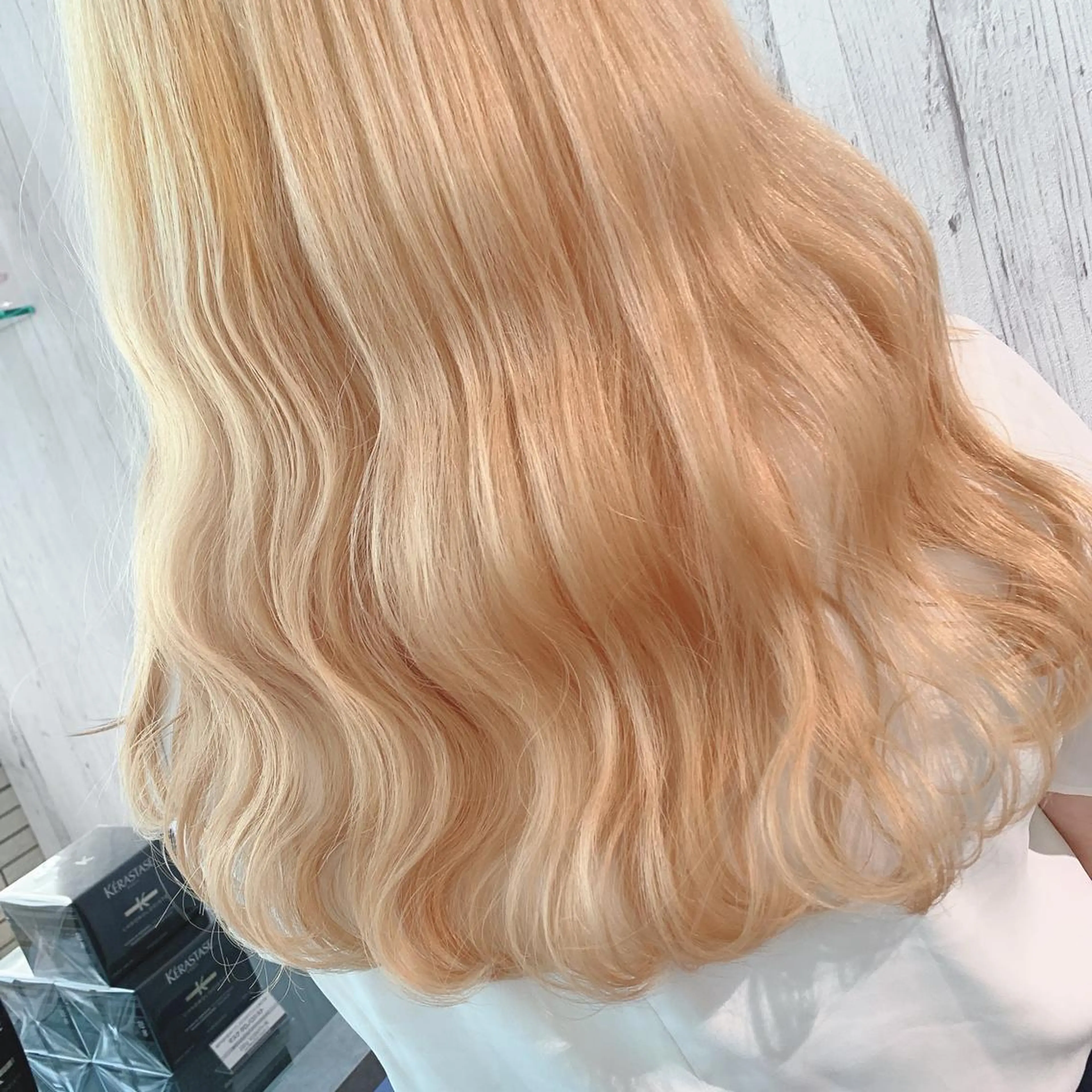 ロング カラー ヘアアレンジ ベージュカラー ホワイトベージュ 髪質改善 トリートメント ヘアカラー トリートメント 新宿color🐝 AYAKA🌈💖のヘアスタイル