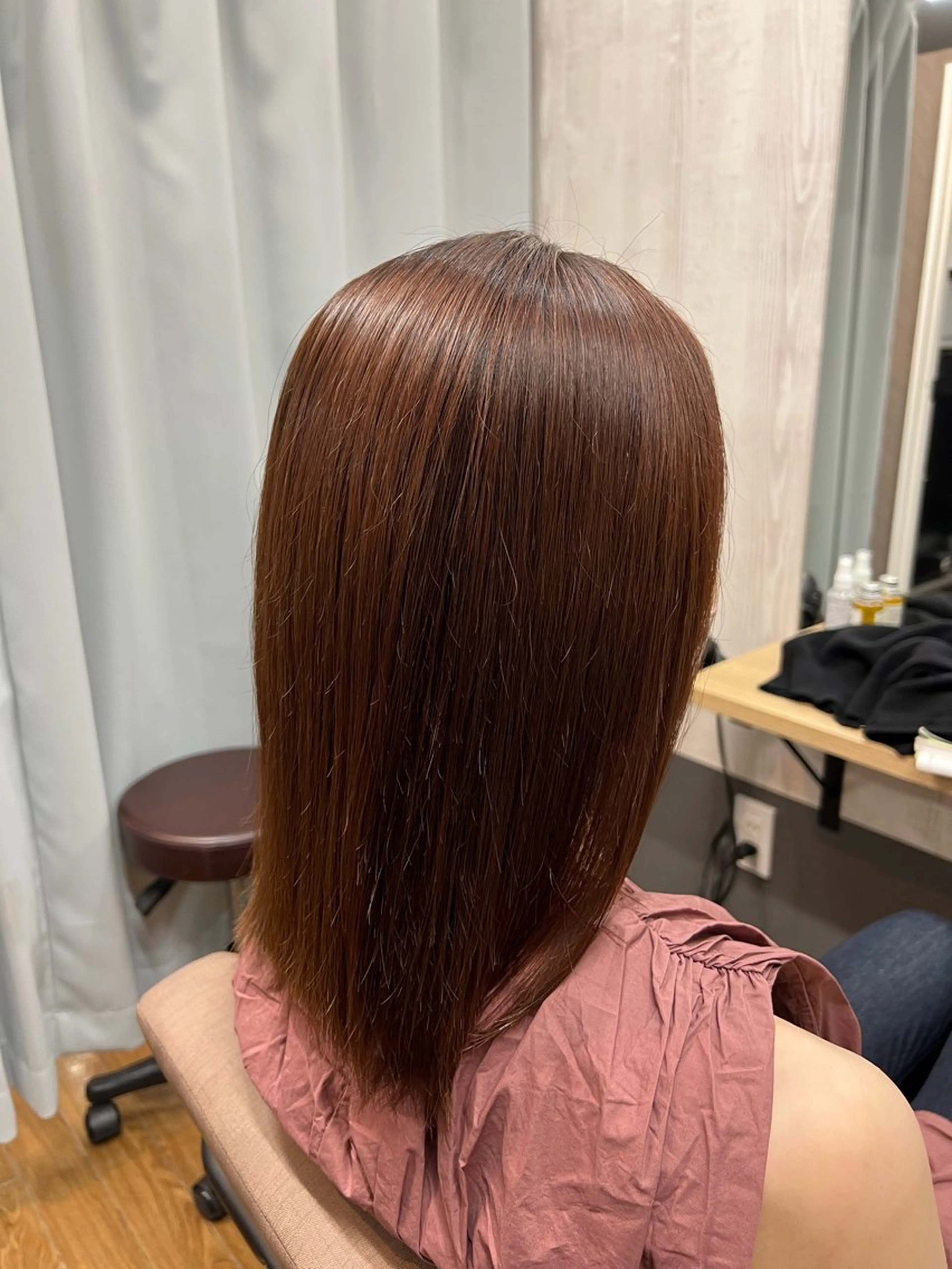 セミロング カット ヘアカラー トリートメント TELA HAIR 幕張本郷店 千尋のヘアスタイル