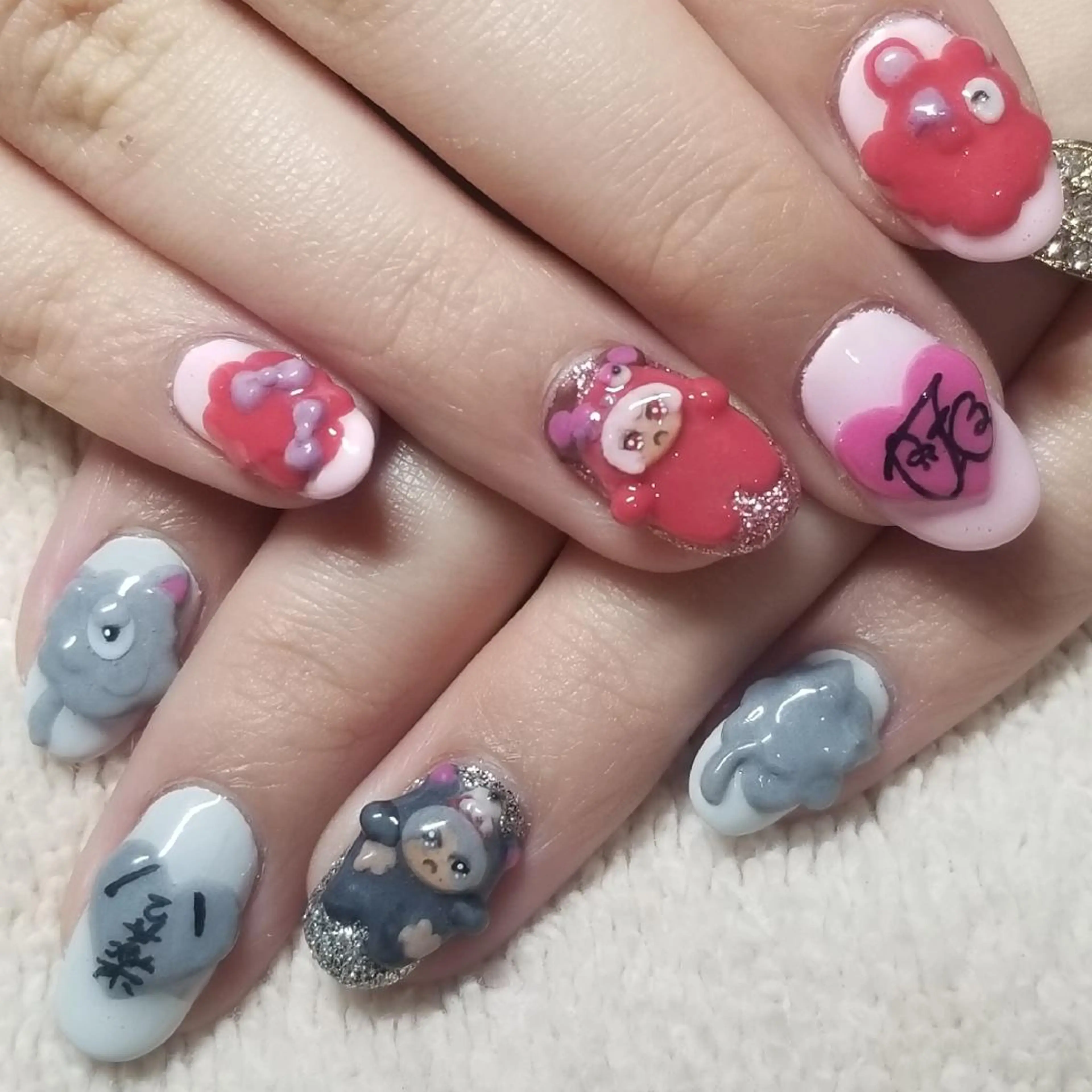 ネイル ピンク ハンドネイル よしだ ひろきのネイルデザイン