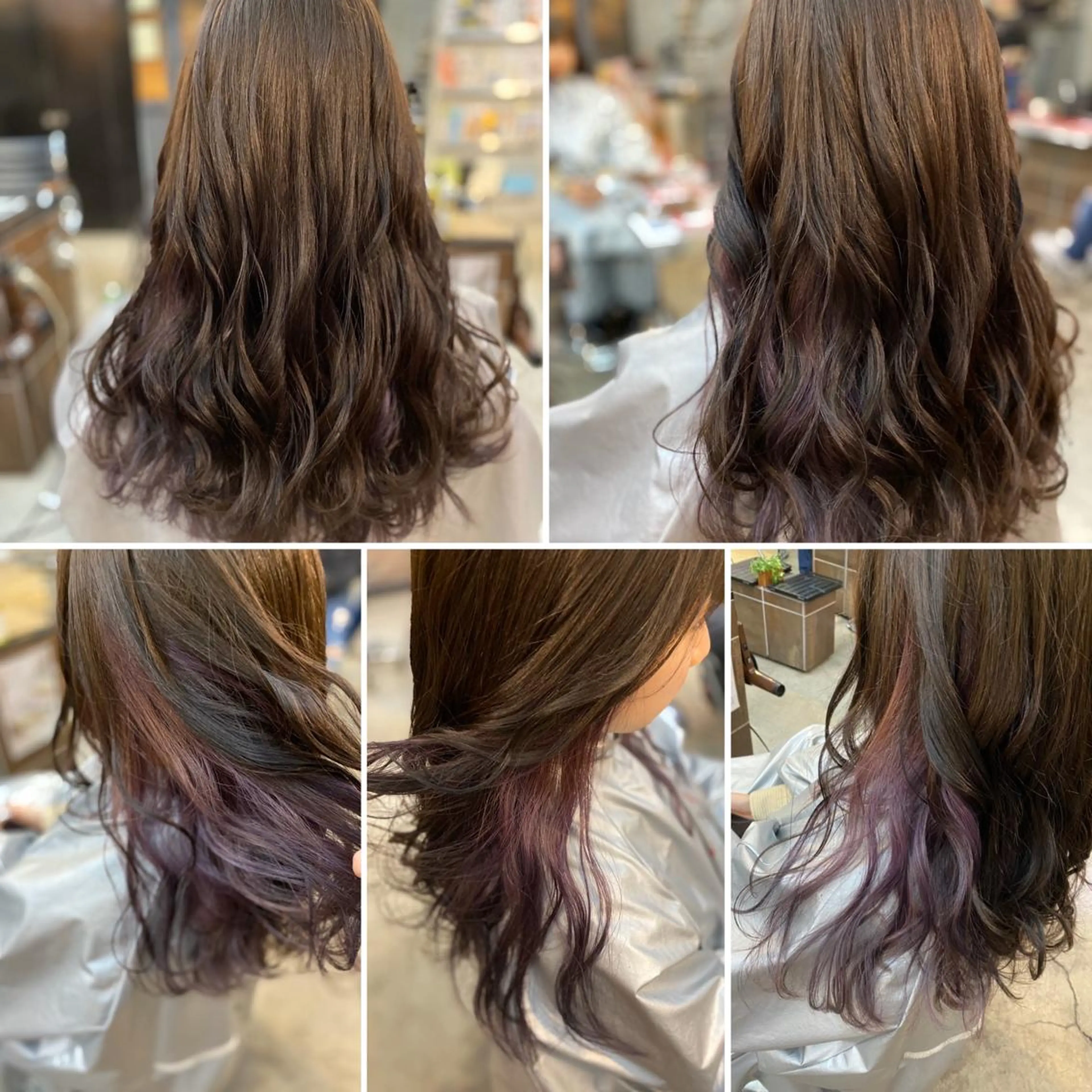 ロング カット ヘアカラー トリートメント 仲矢 あゆ美のヘアスタイル