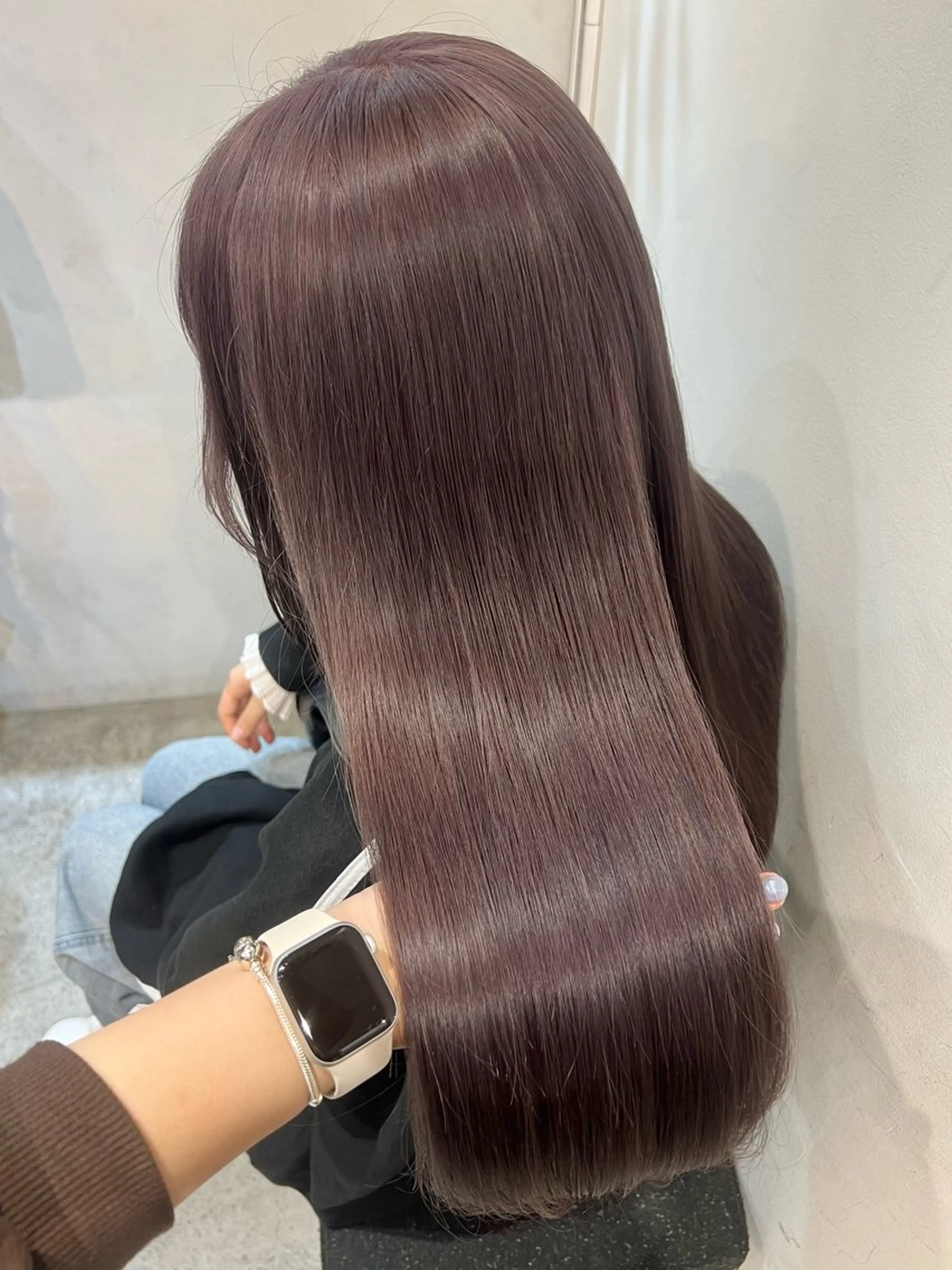 ロング ヘアカラー 暖色カラー/レイヤー カット☁️MEI☁️のヘアスタイル