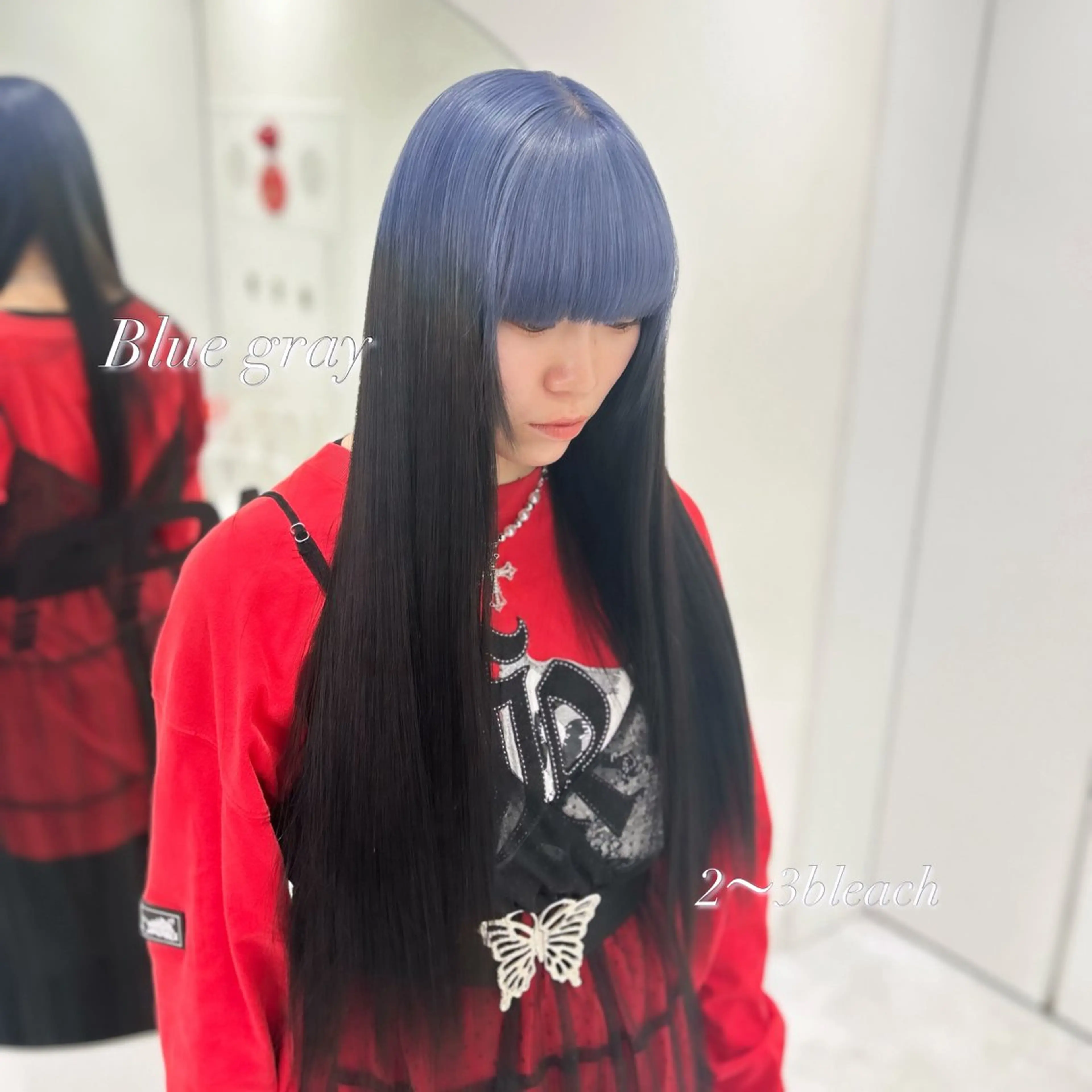 カラー ヘアカラー トリートメント ヘアセット 🤍ハイトーン寒色 🤍MADOKAのヘアスタイル