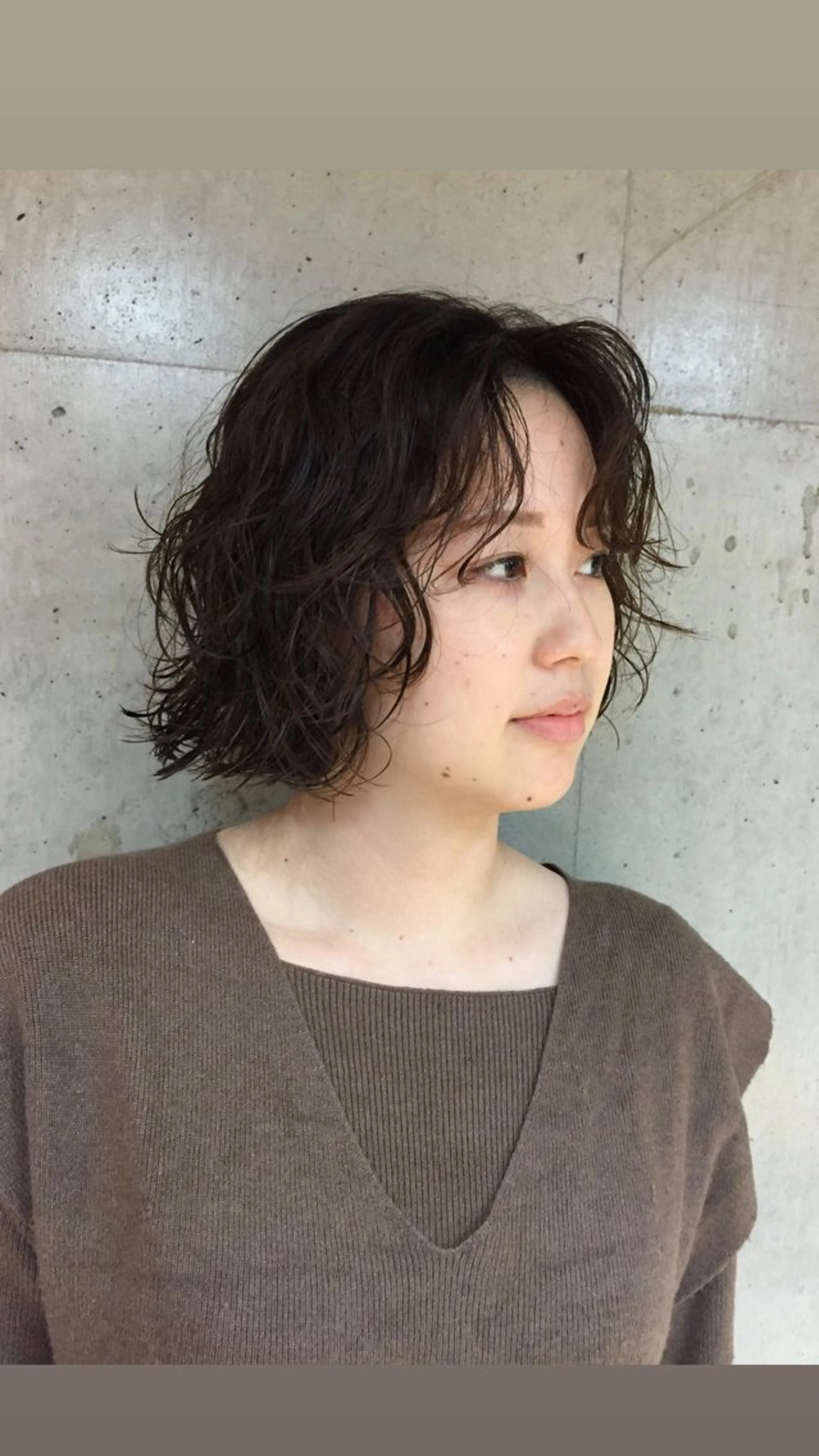 ショート パーマ ボブ baLon.fem/ 澤田 奈々子のヘアスタイル