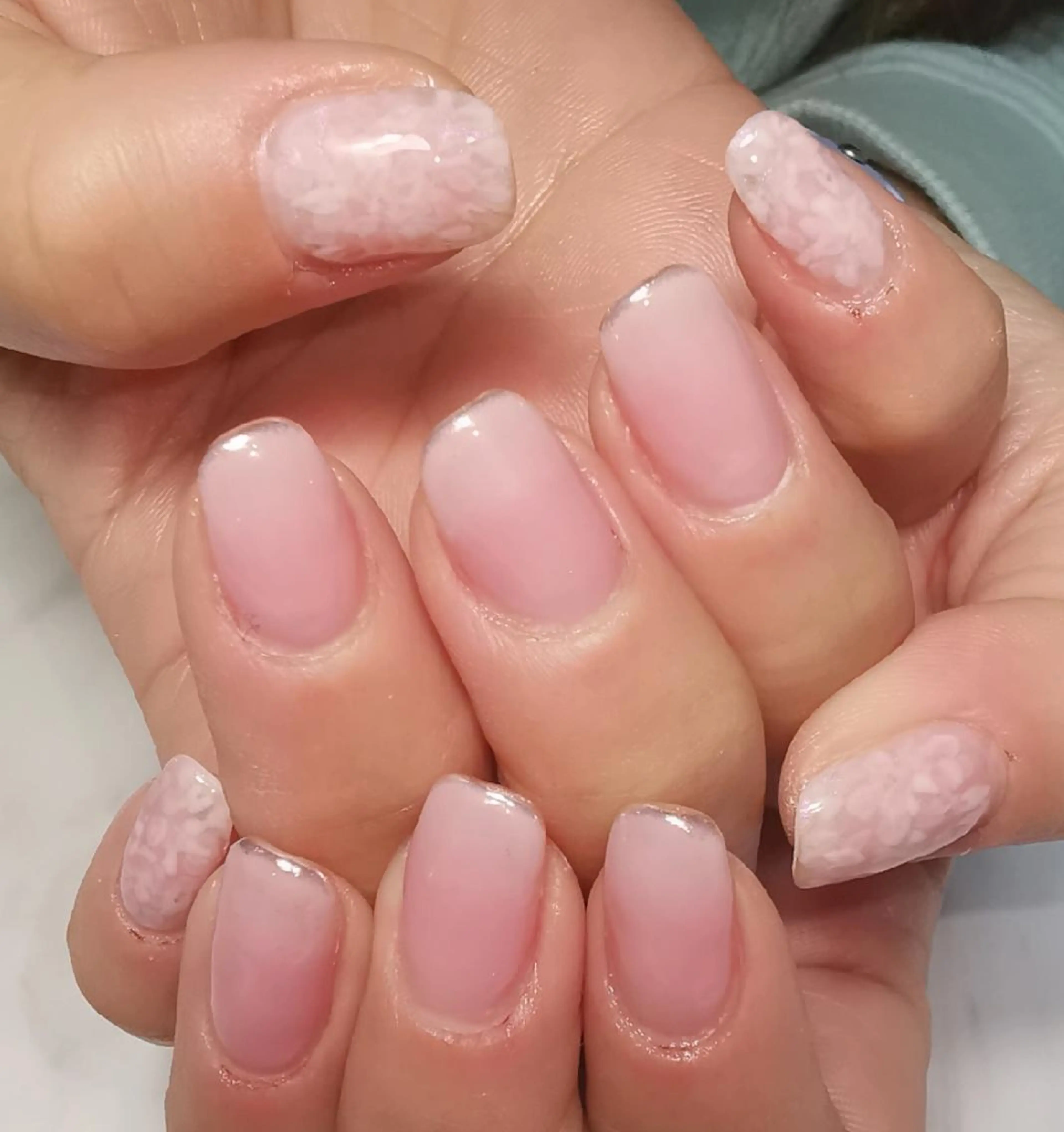 ネイル フレンチネイル ミラーネイル ハンドネイル reve あやののネイルデザイン