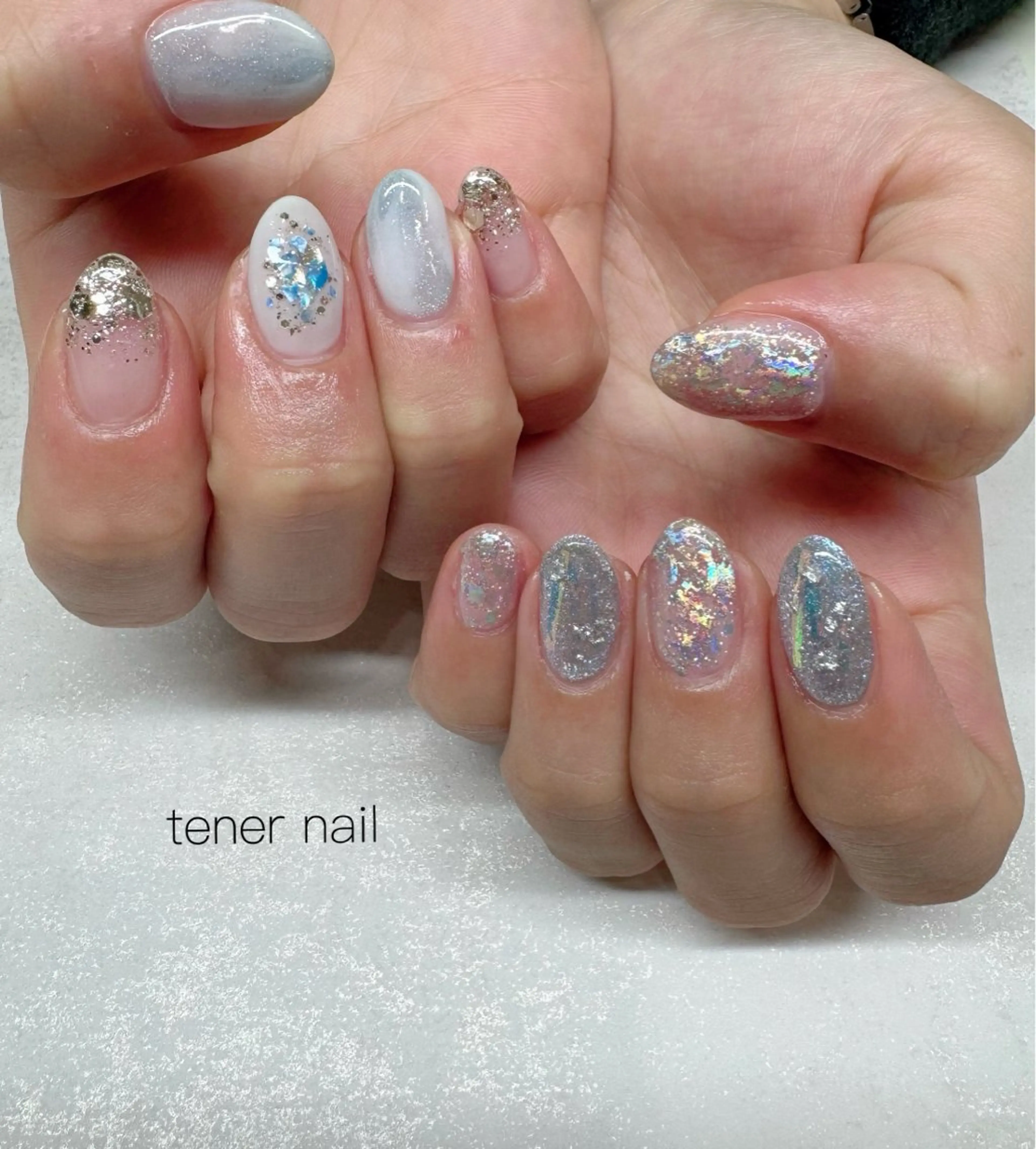 ネイル ニュアンスネイル ハンドネイル テネルネイル tener nailのネイルデザイン