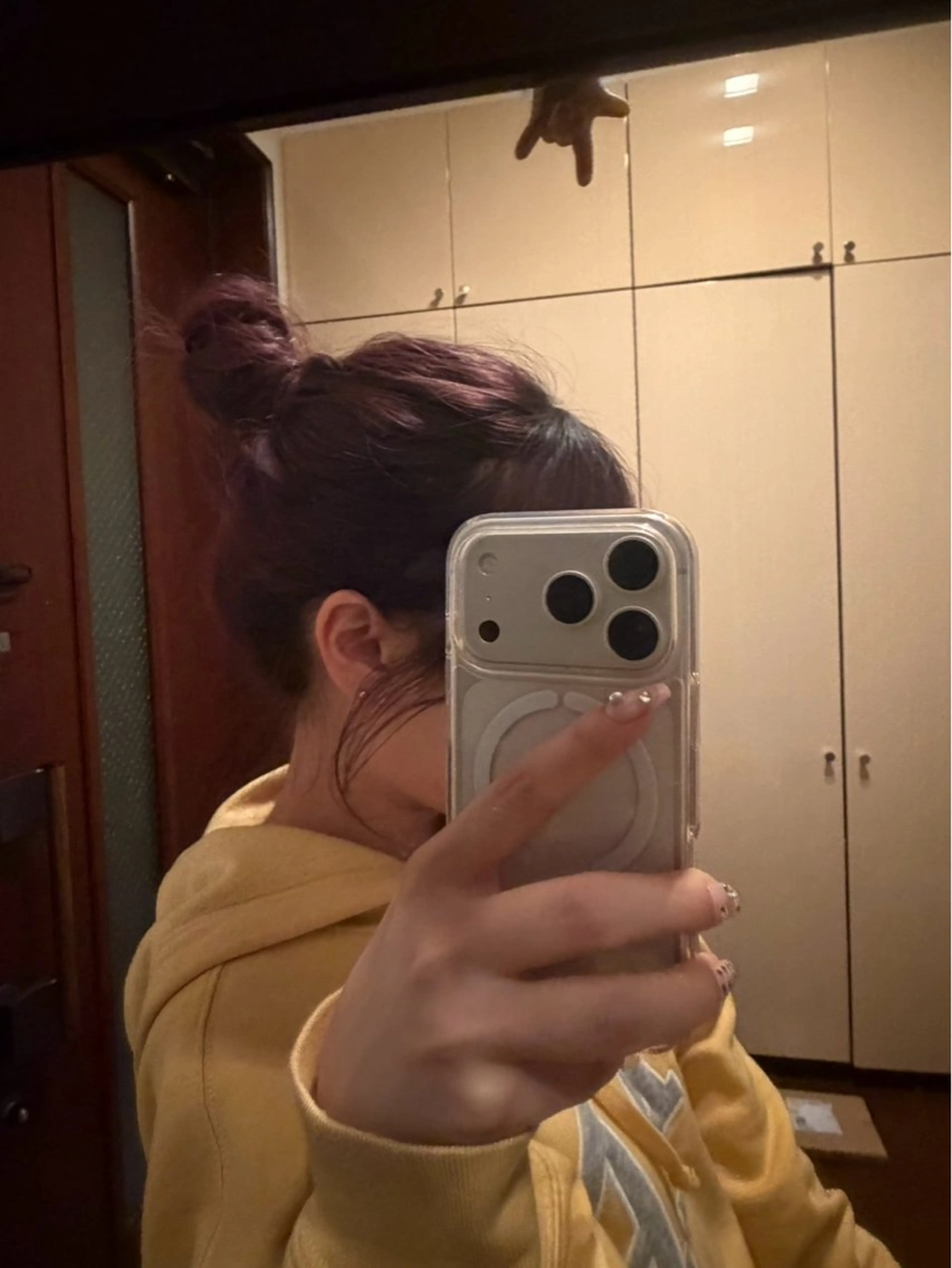 ミディアム カラー レッドカラー ボブカットモデル募集 🩵AKIHO🩵のヘアスタイル