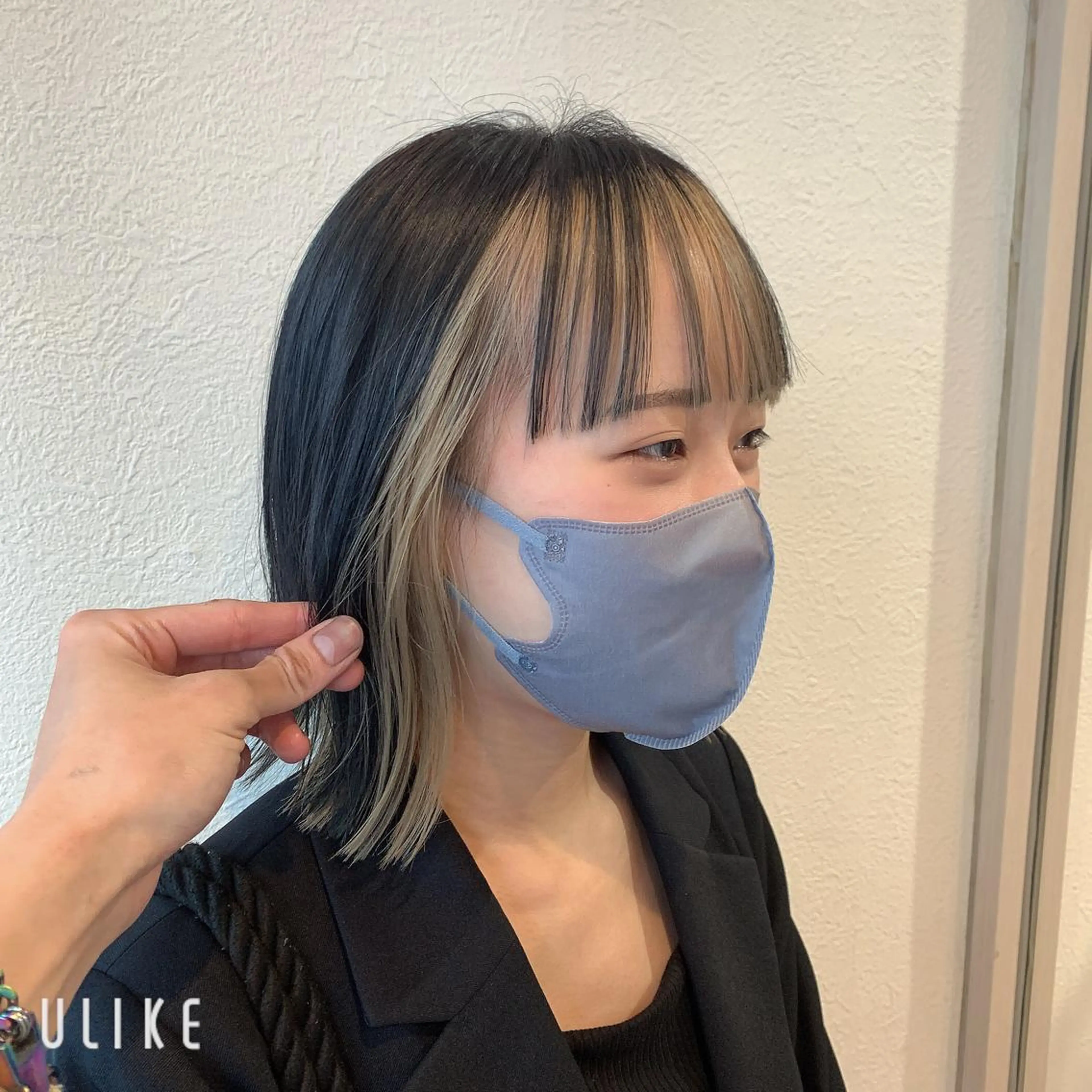 ショート ハッシュ・ウルフ🐺 小顔レイヤー松山直史のヘアスタイル