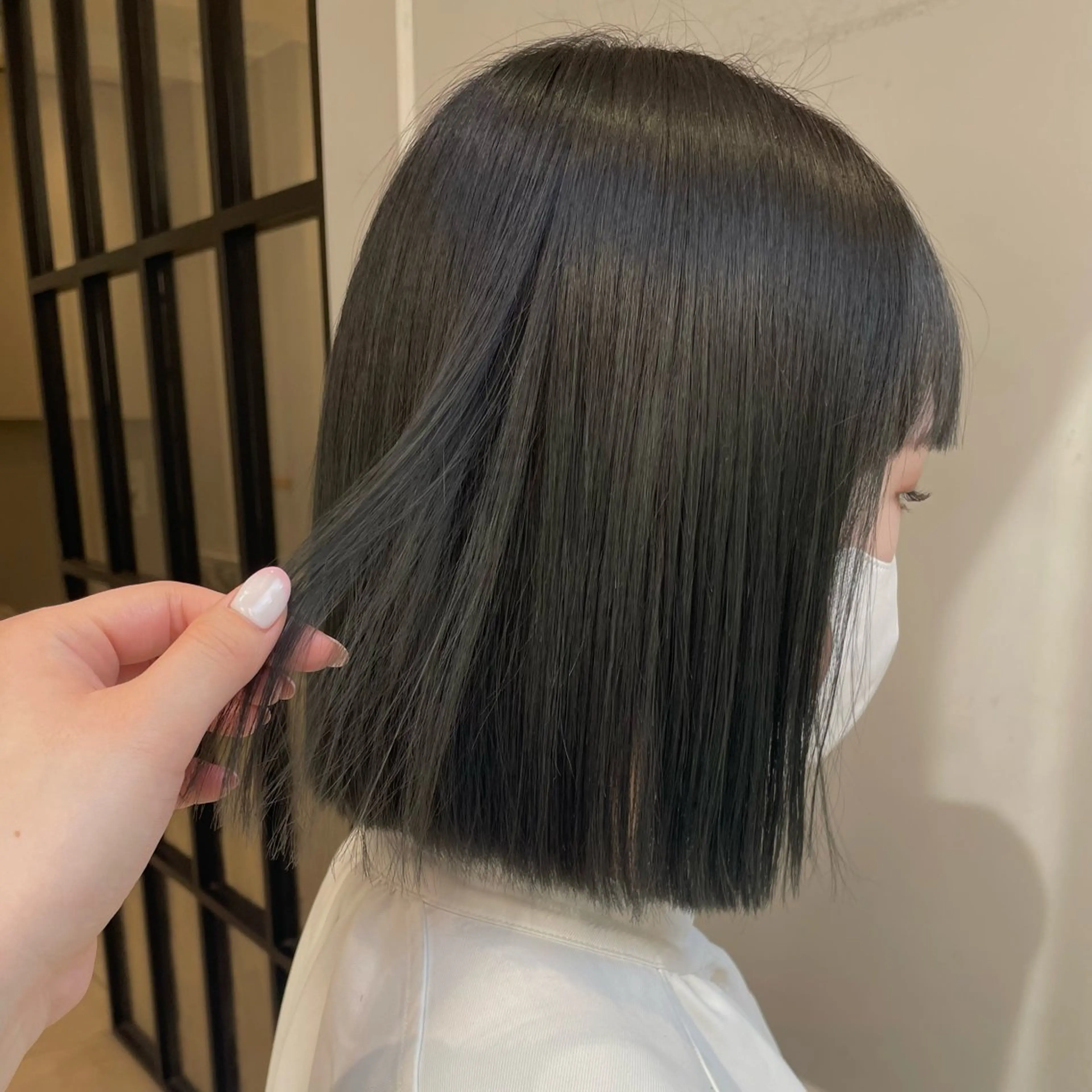 ショート カット ヘアカラー トリートメント 🩶赤み消しカラー 🐈‍⬛荻野美思🐾のヘアスタイル