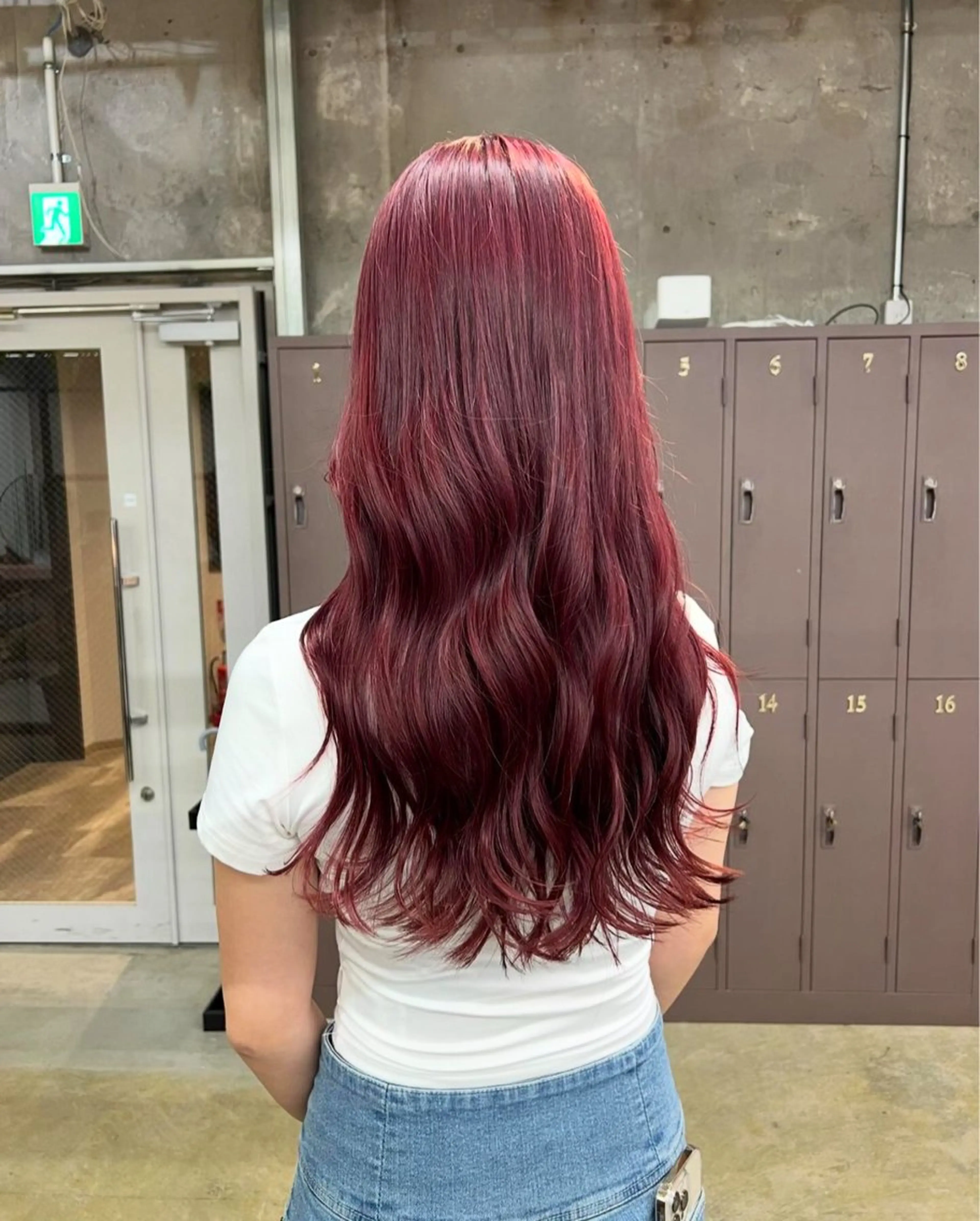 ロング 松井ゆら/ 酸性ストレート/暖色のヘアスタイル