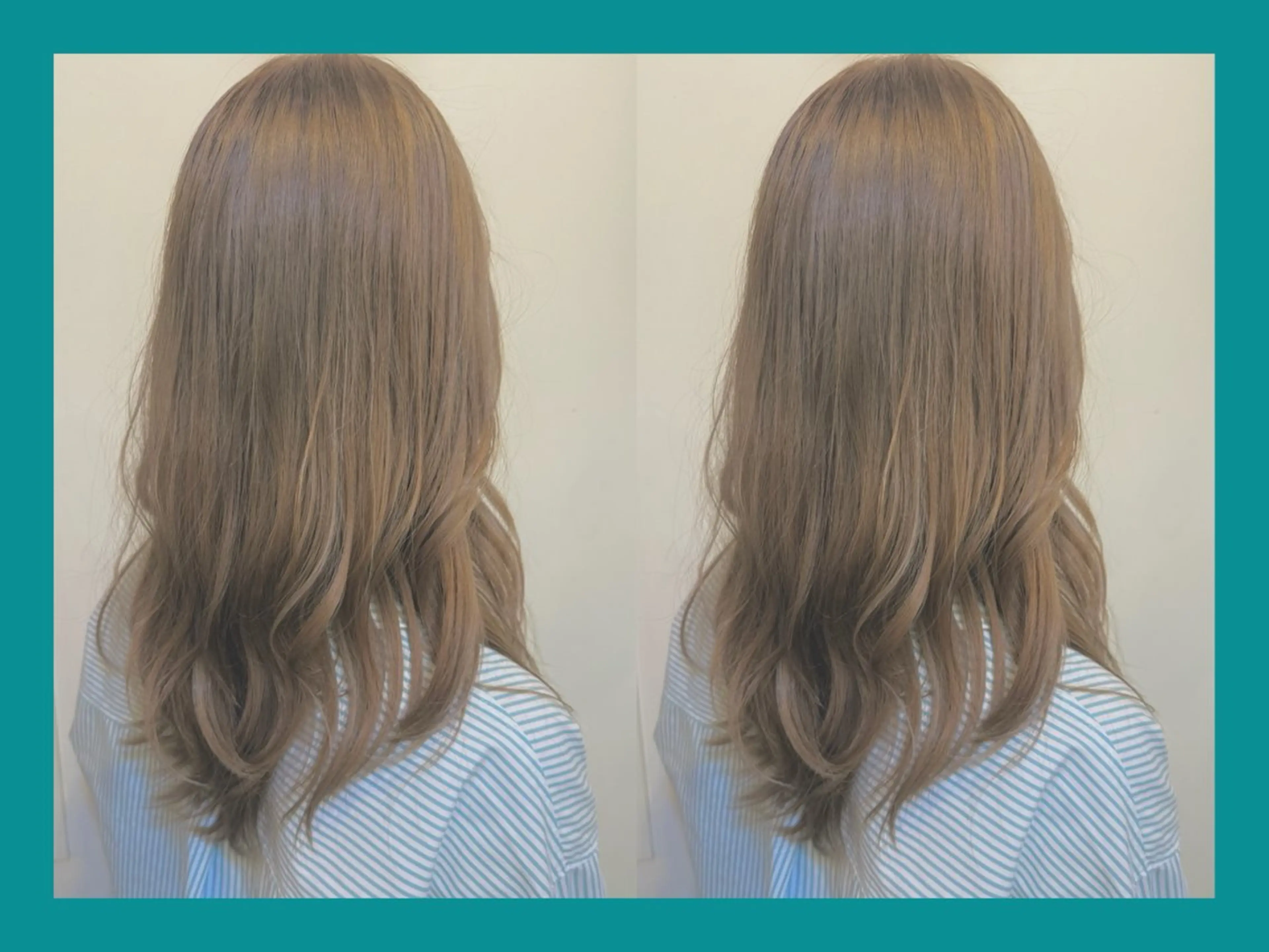 セミロング カラー ベージュカラー ミルクティーベージュ 髪質改善/ハイトーン /茅ヶ崎/YUUKAのヘアスタイル