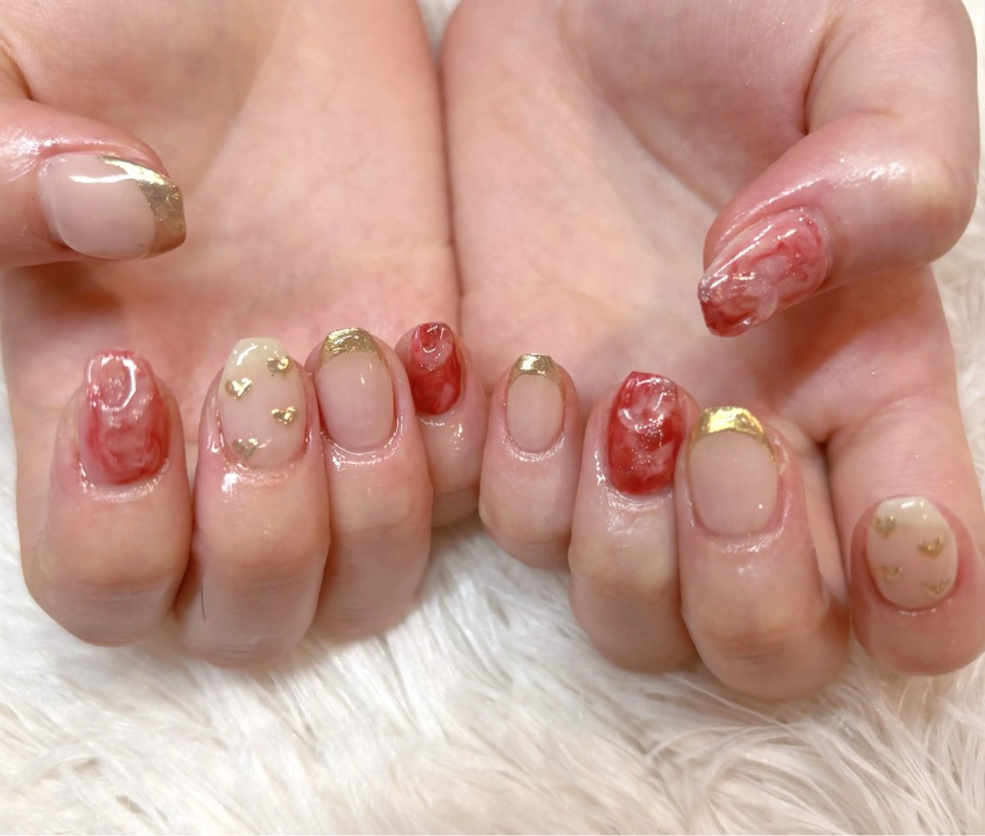 メンズ ネイル フレンチネイル ミラーネイル ハンドネイル Re:st〔リスト〕所属・ayane Re:st〔リスト〕のネイルデザイン