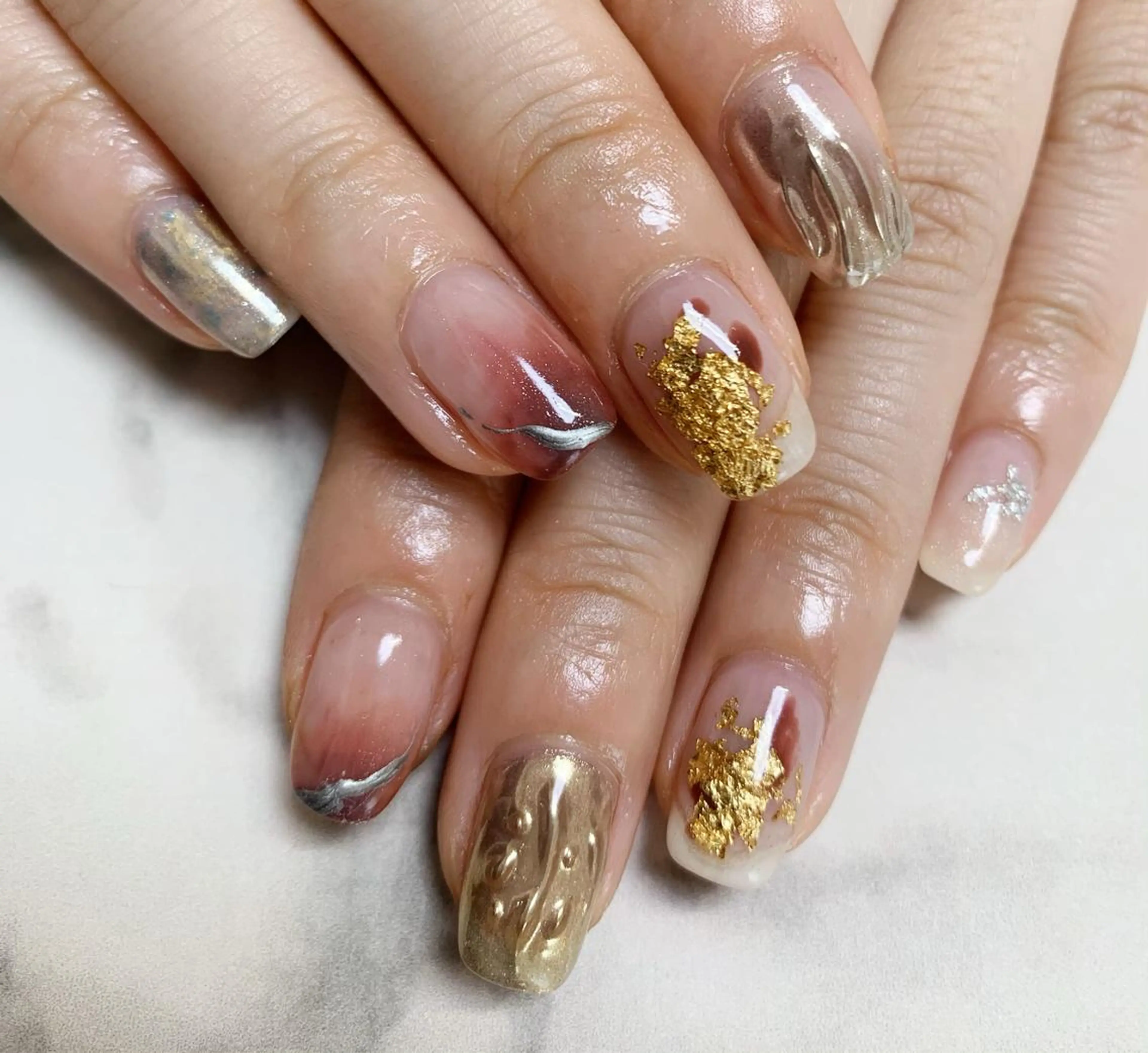 ネイル ハンドネイル nail salon en familleのネイルデザイン