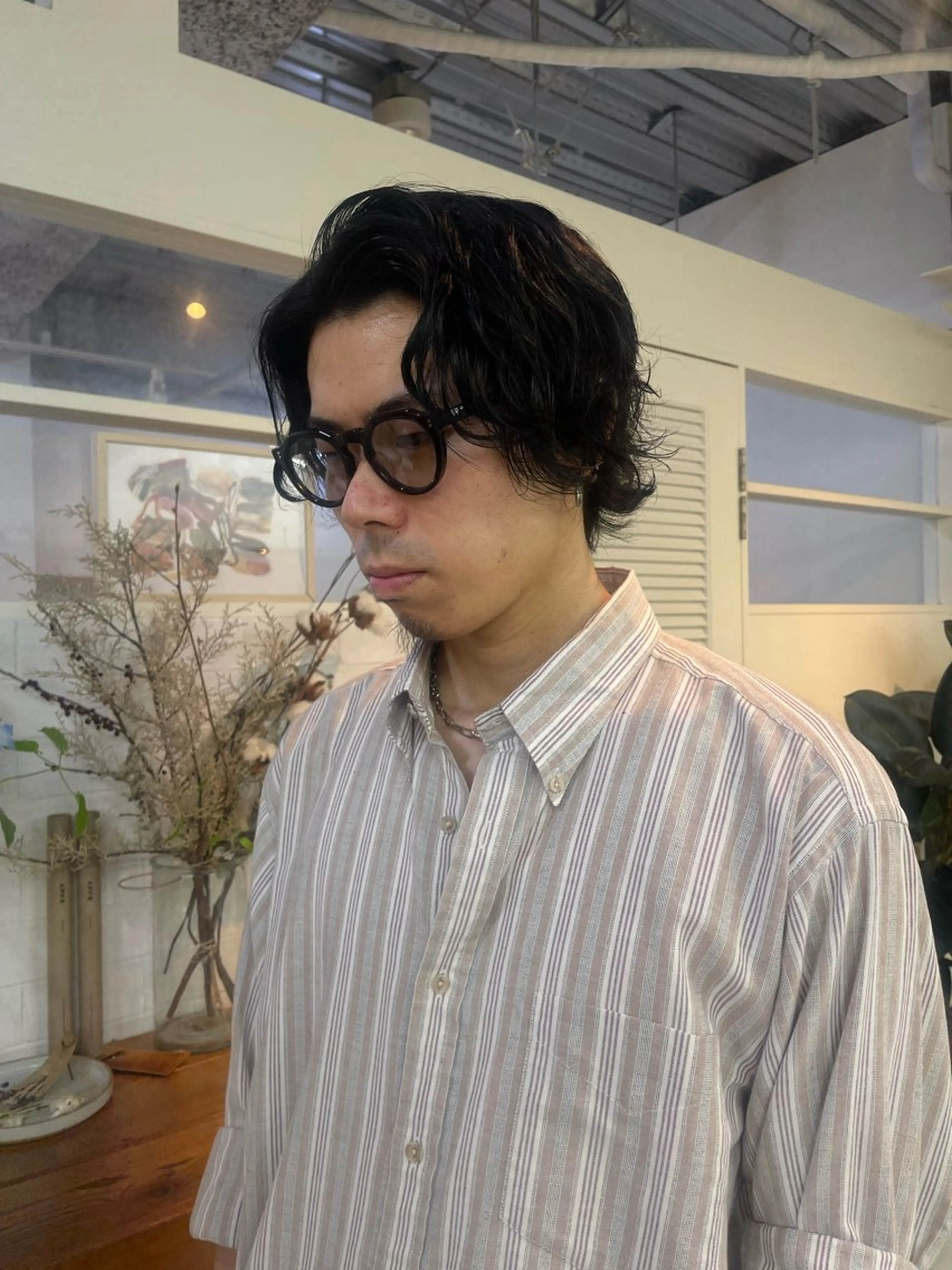 ミディアム パーマ メンズ 🌚モデル募集60% off:Fuka🌝のヘアスタイル