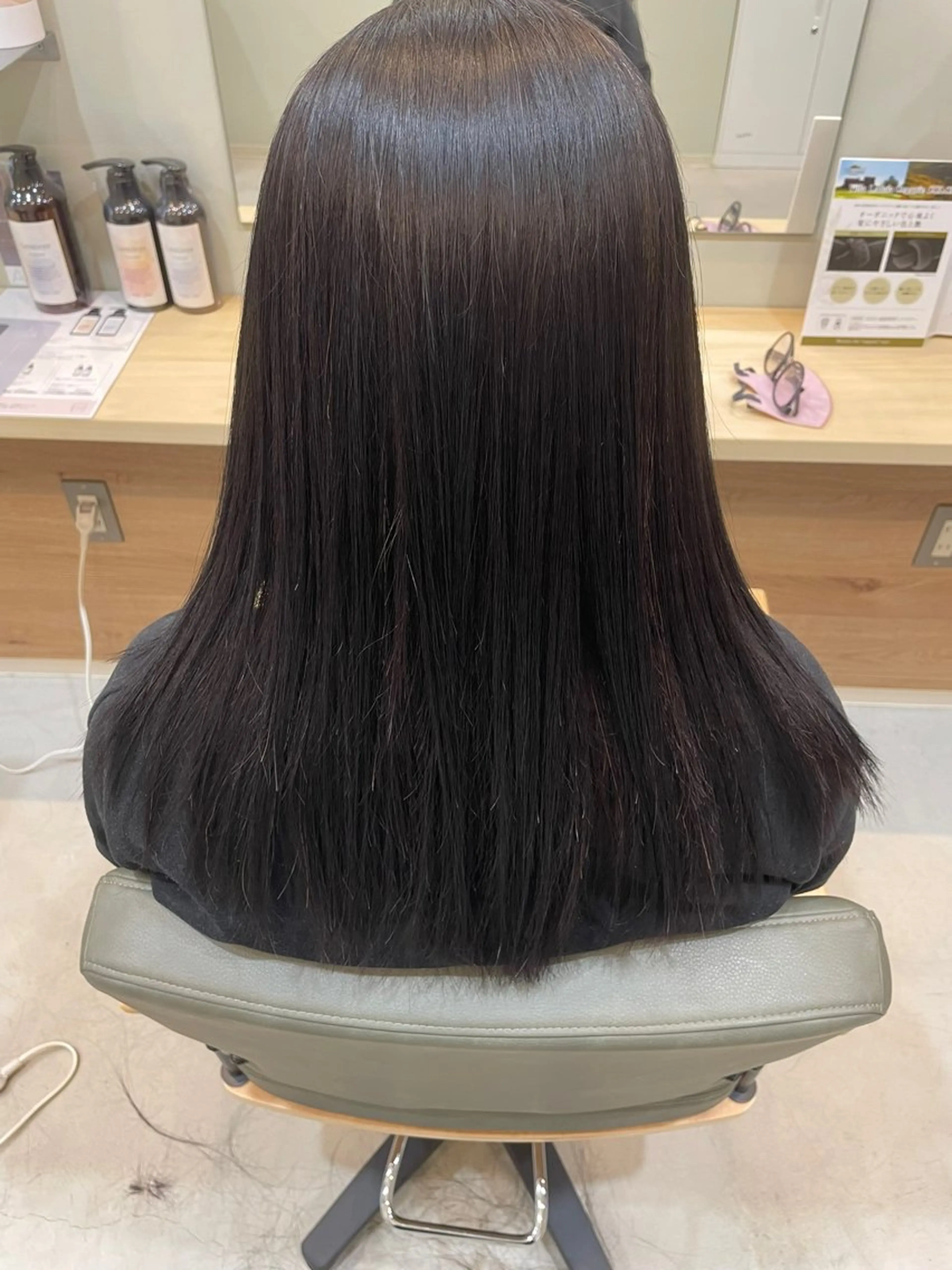 ロング カット 縮毛矯正 望月彩斗 /元住吉のヘアスタイル