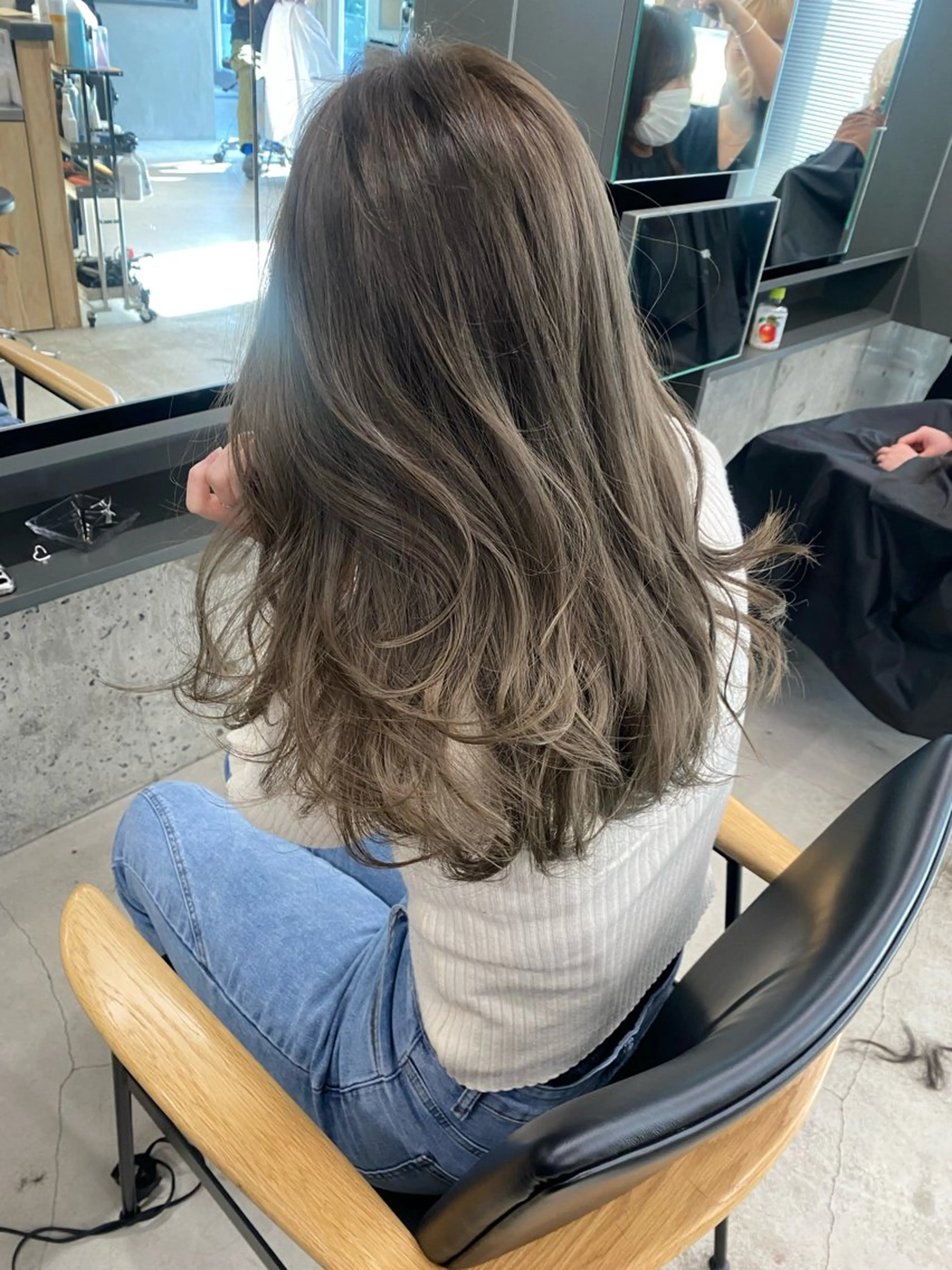 ロング カラー レイヤー/柔色 カラー/SAkiのヘアスタイル