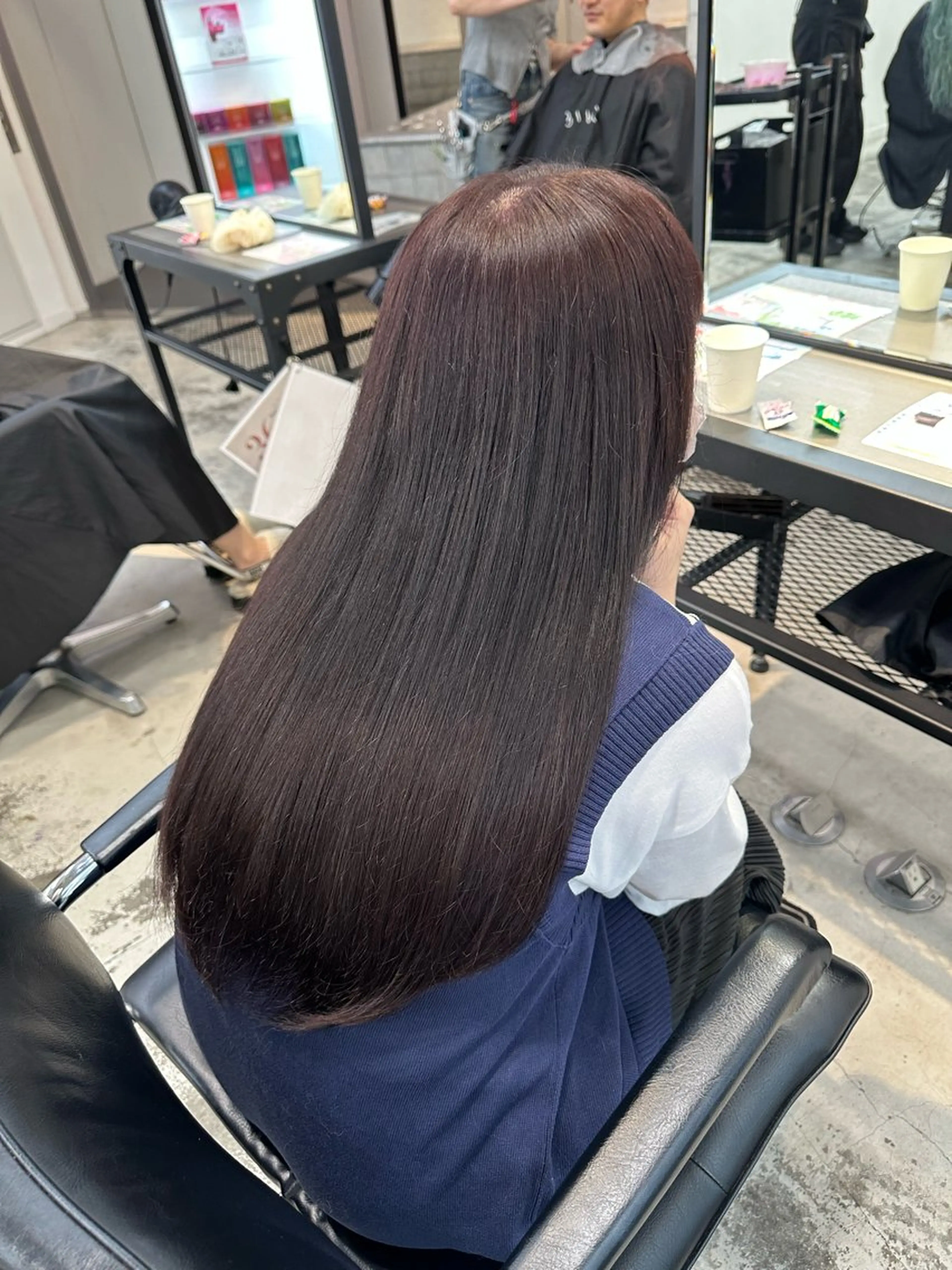 ロング カラー パーマ ヘアアレンジ 暖色💖ツヤ髪💖 masae🌼のヘアスタイル