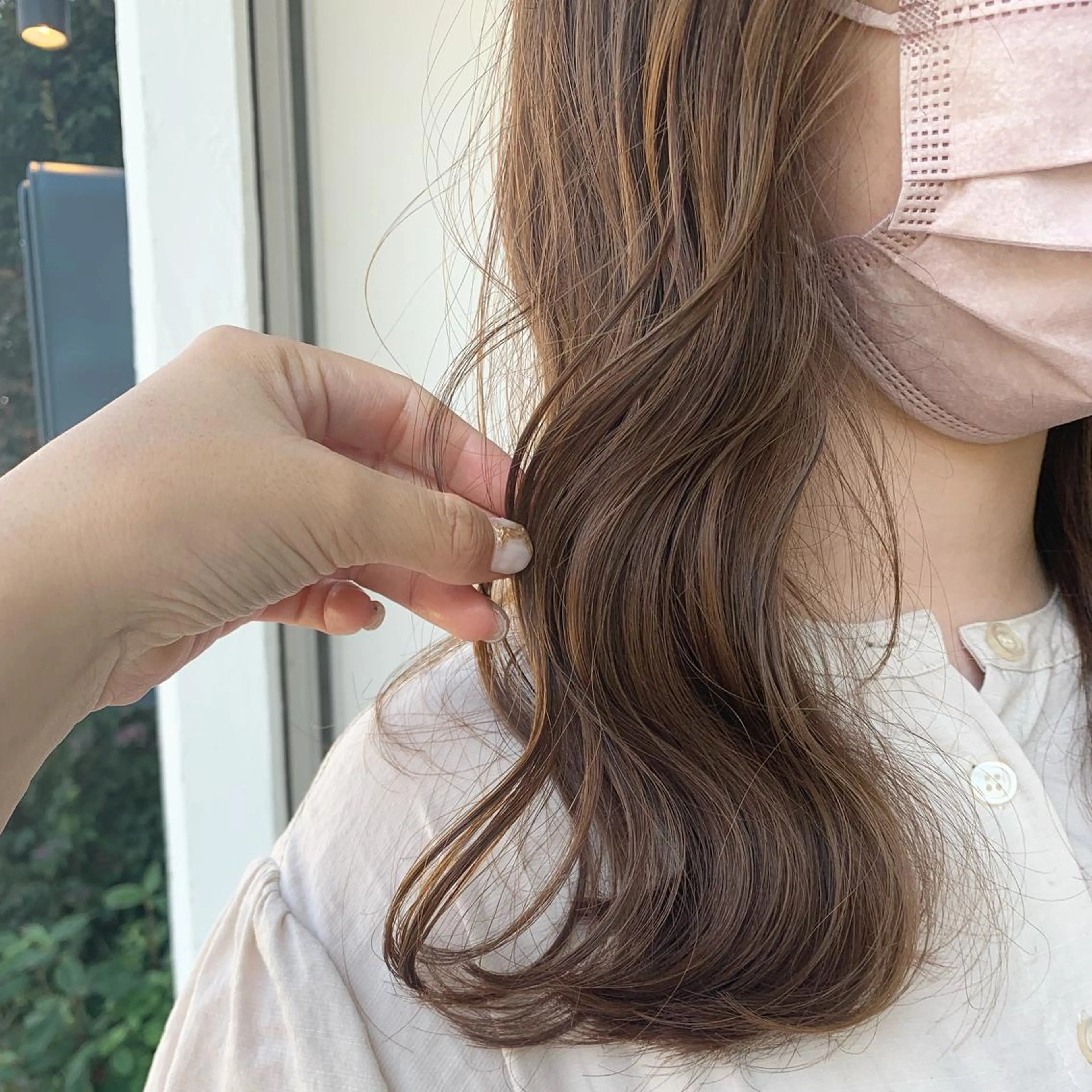 セミロング カラー MODEK's 庄内 mikuのヘアスタイル