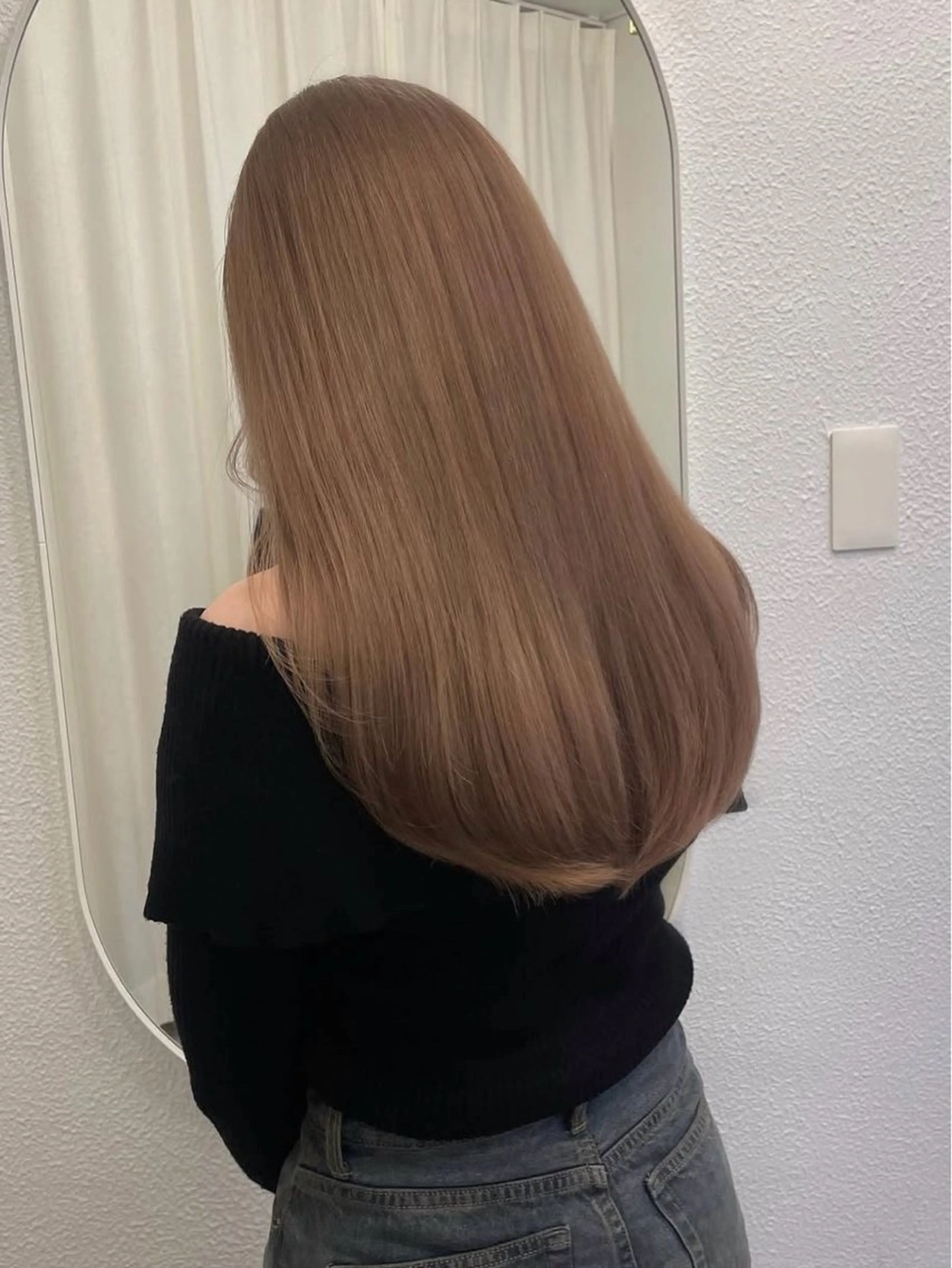 ロング ロングレイヤー ハッシュカット レイヤーカット ロング 髙杉 心のヘアスタイル