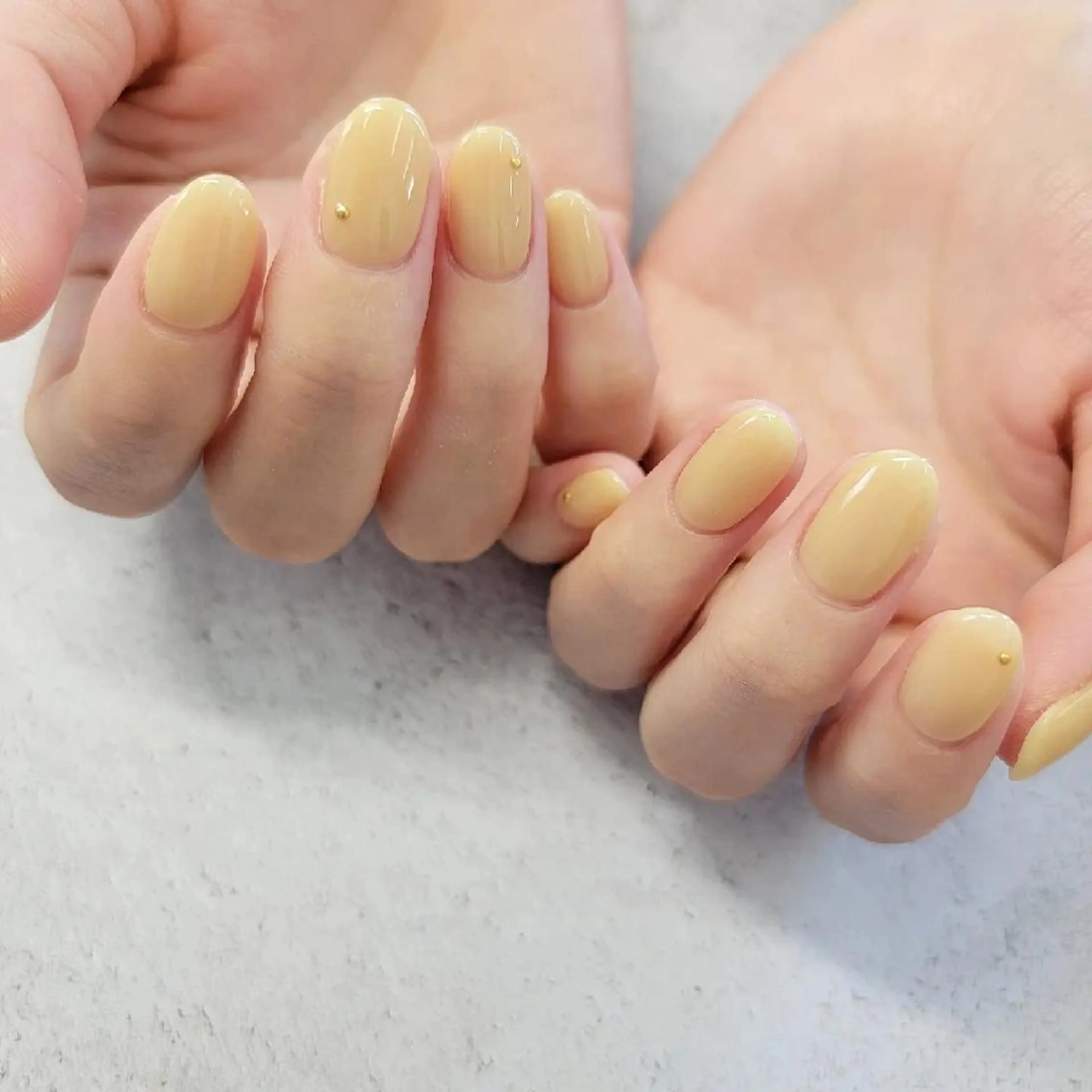 ハンドジェルネイル⚘1カラー:2色まで可能(オフ込)の写真