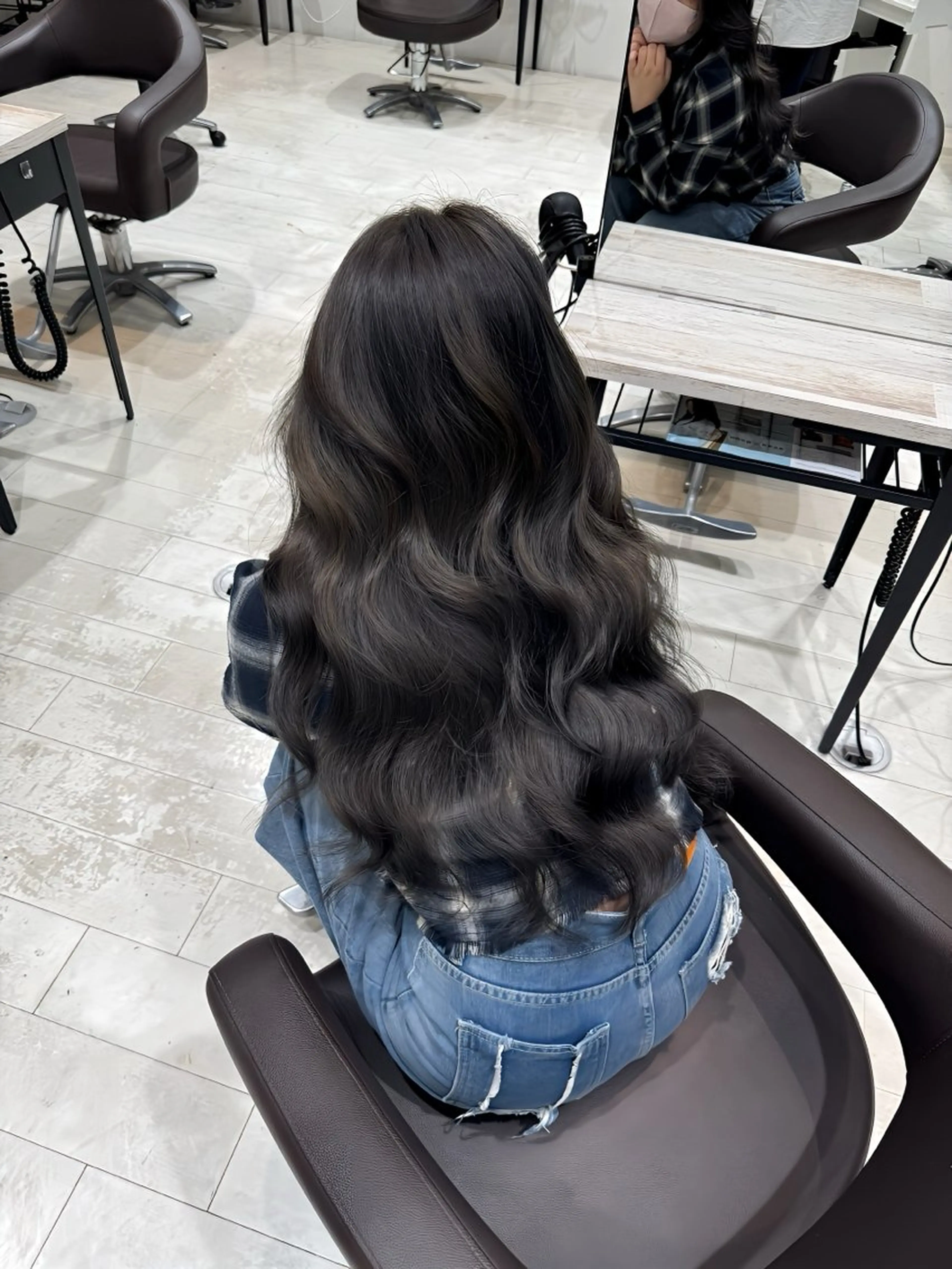 ロング 白髪ぼかし/髪質 改善/KOMORIのヘアスタイル