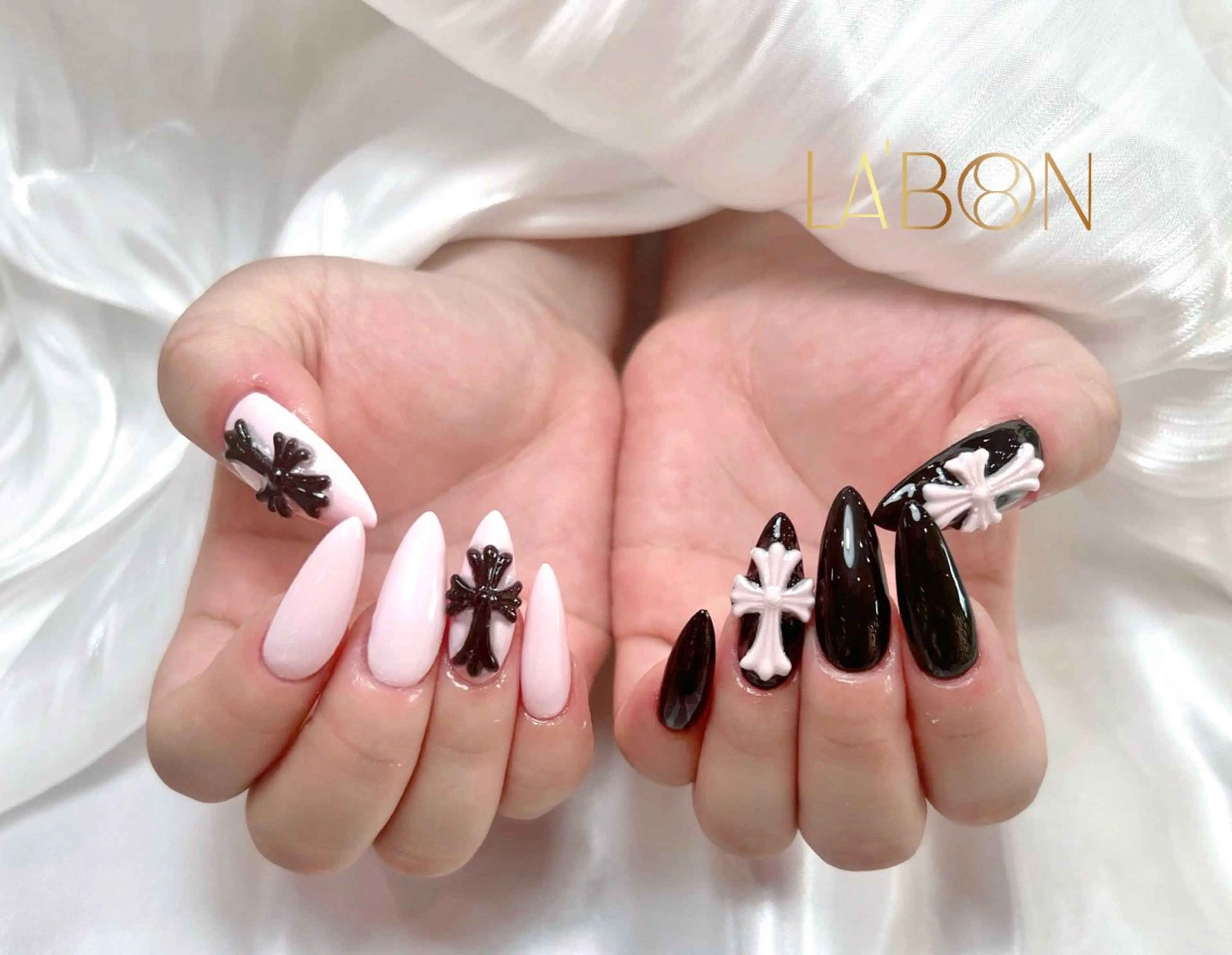 ネイル アートネイル ジェルネイル キラキラネイル 韓国ネイル ロングネイル Labon Nails Artのネイルデザイン
