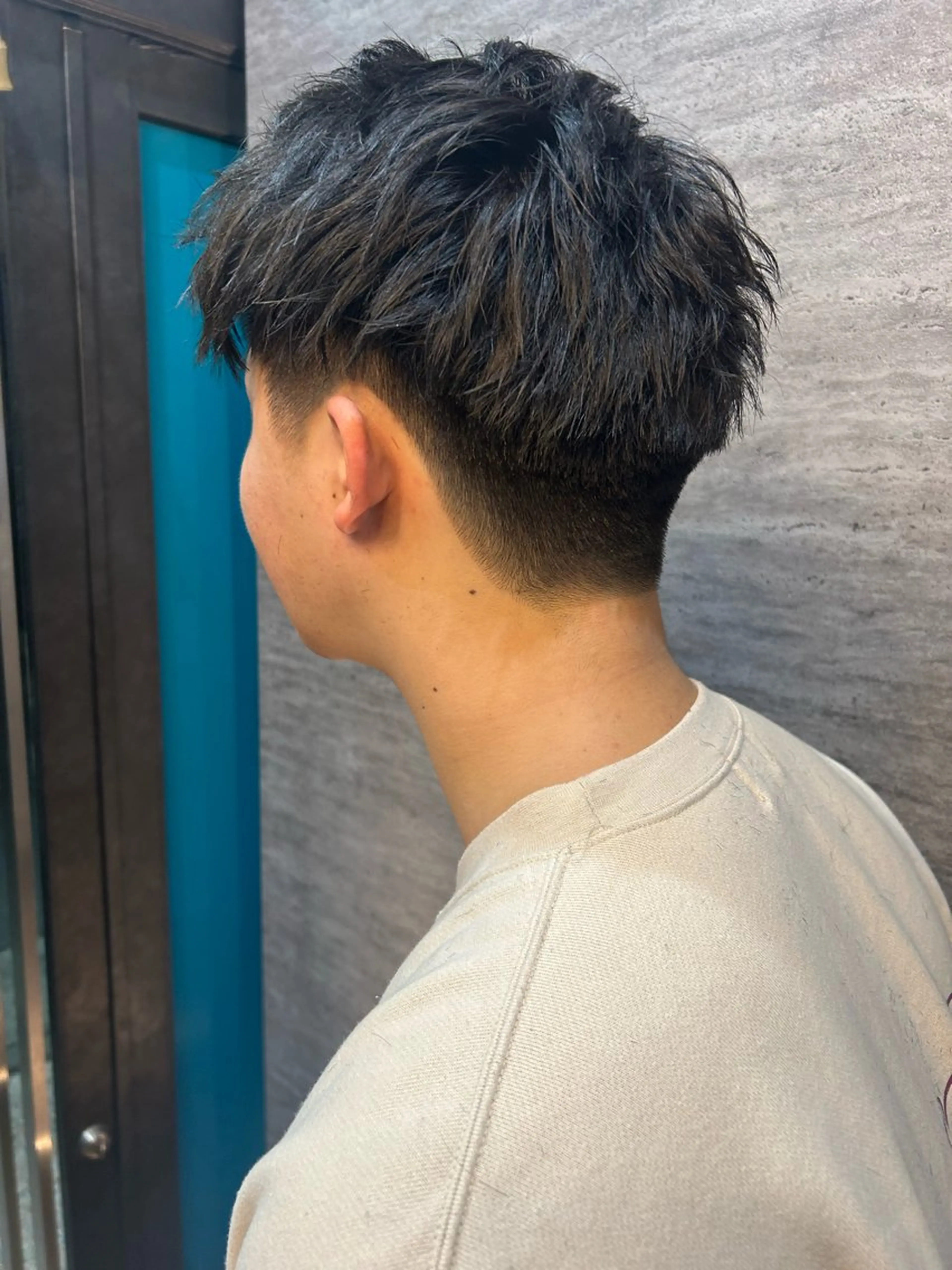 メンズ NAHO 🩵 透明感カラー🫧のヘアスタイル