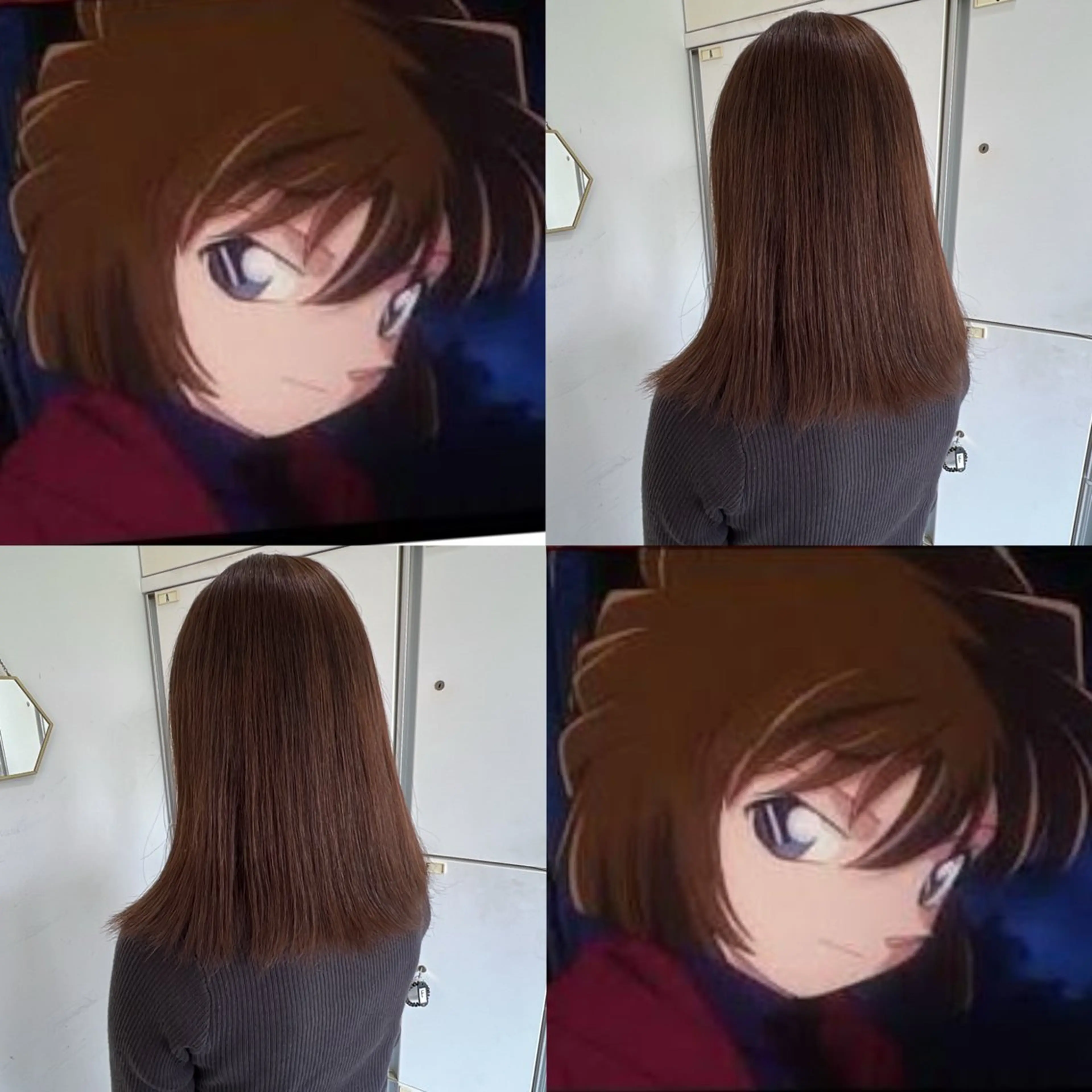 ロング カラー ヘアカラー インナー/2次元/ 推しカラー/しゅうとのヘアスタイル