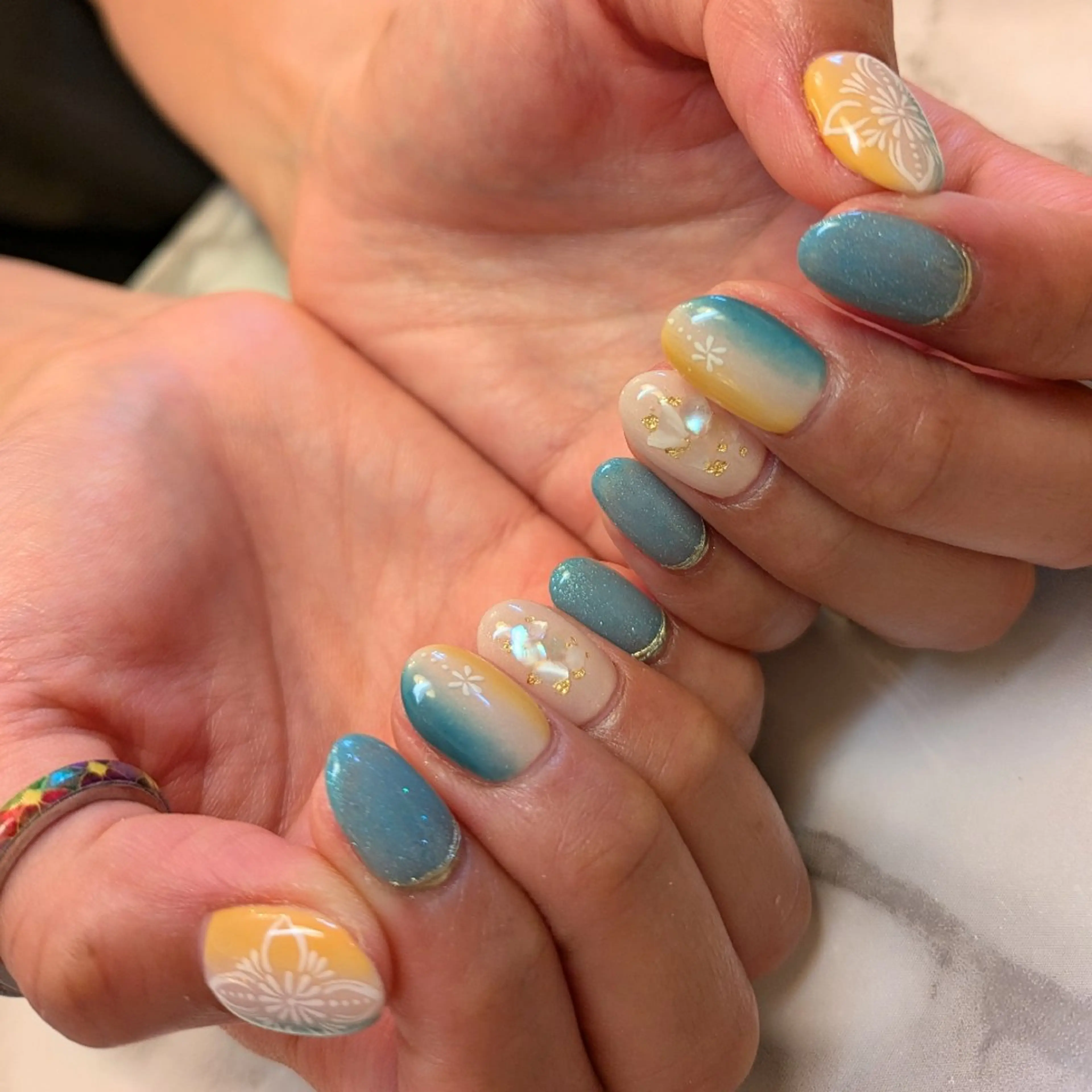 ネイル アートネイル ジェヌインネイル 河内のネイルデザイン