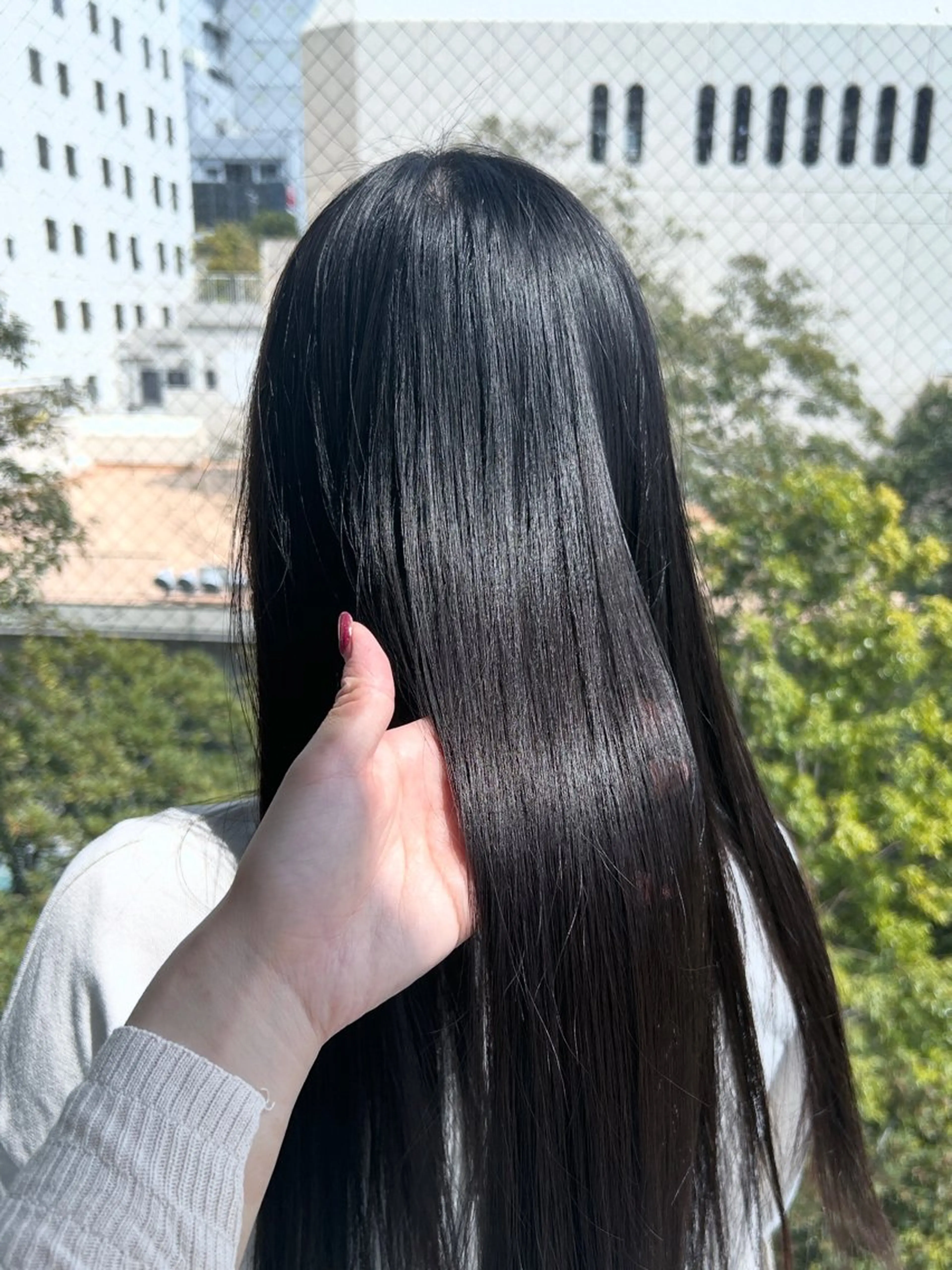 ロング ヘアカラー トリートメント little福岡 ANNAのヘアスタイル