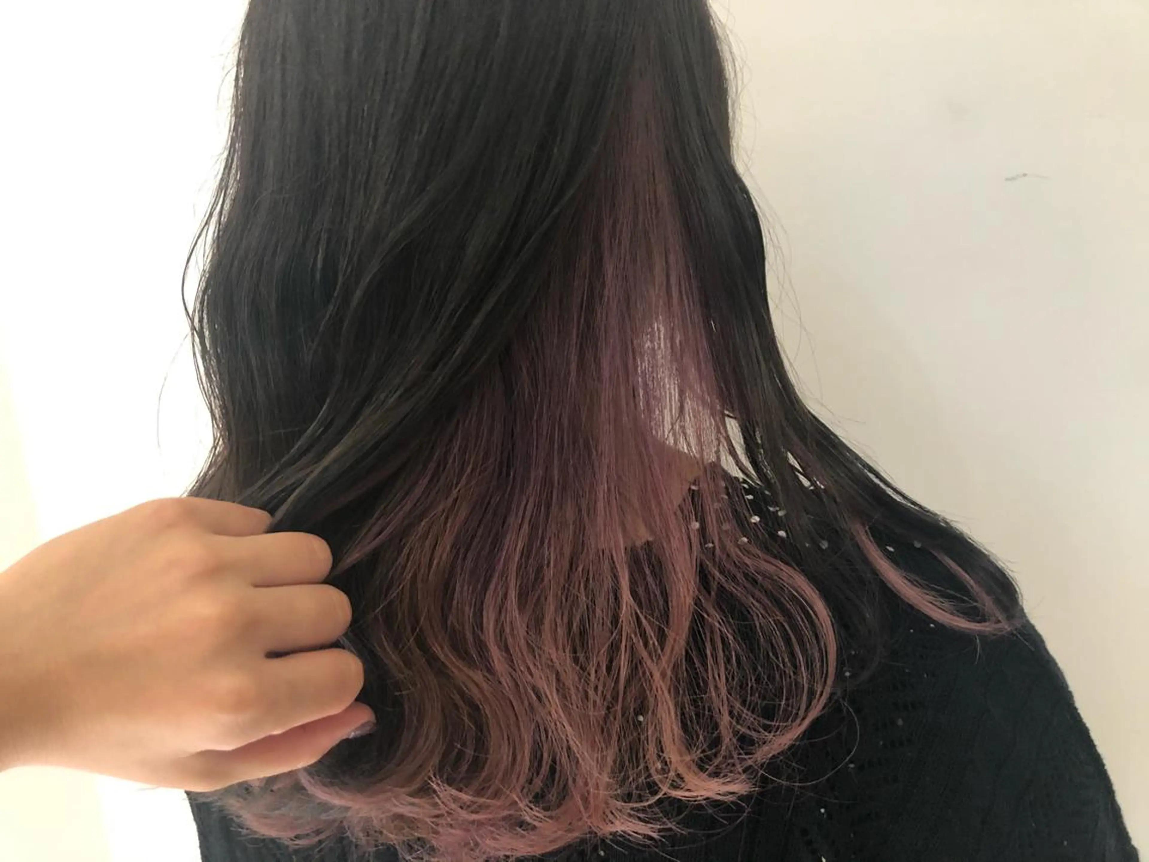 ロング カラー ヘアカラー ベージュ指名No1 加賀詩織のヘアスタイル