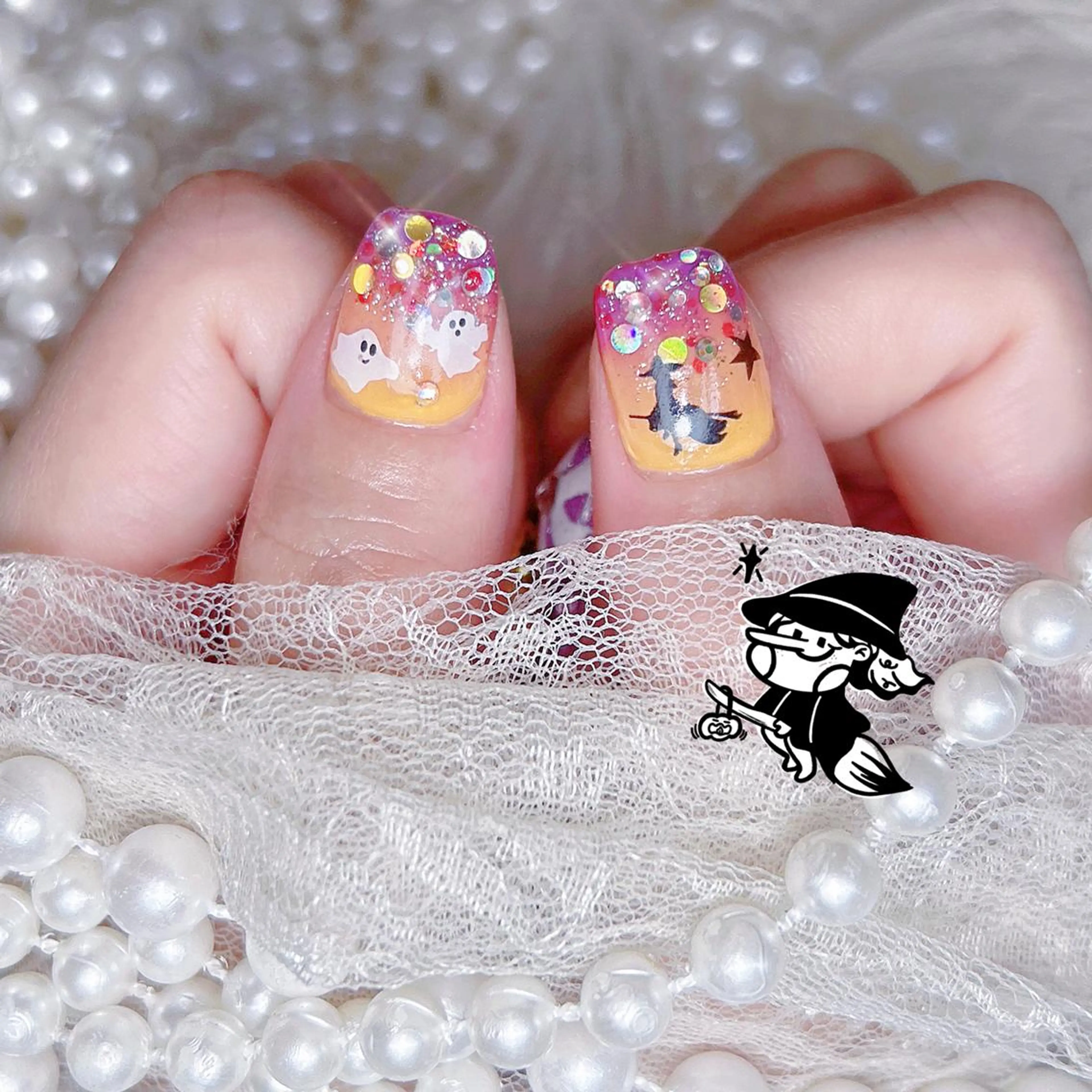 ネイル 🎀ゆうず 𝜗𝜚 ྀིのネイルデザイン